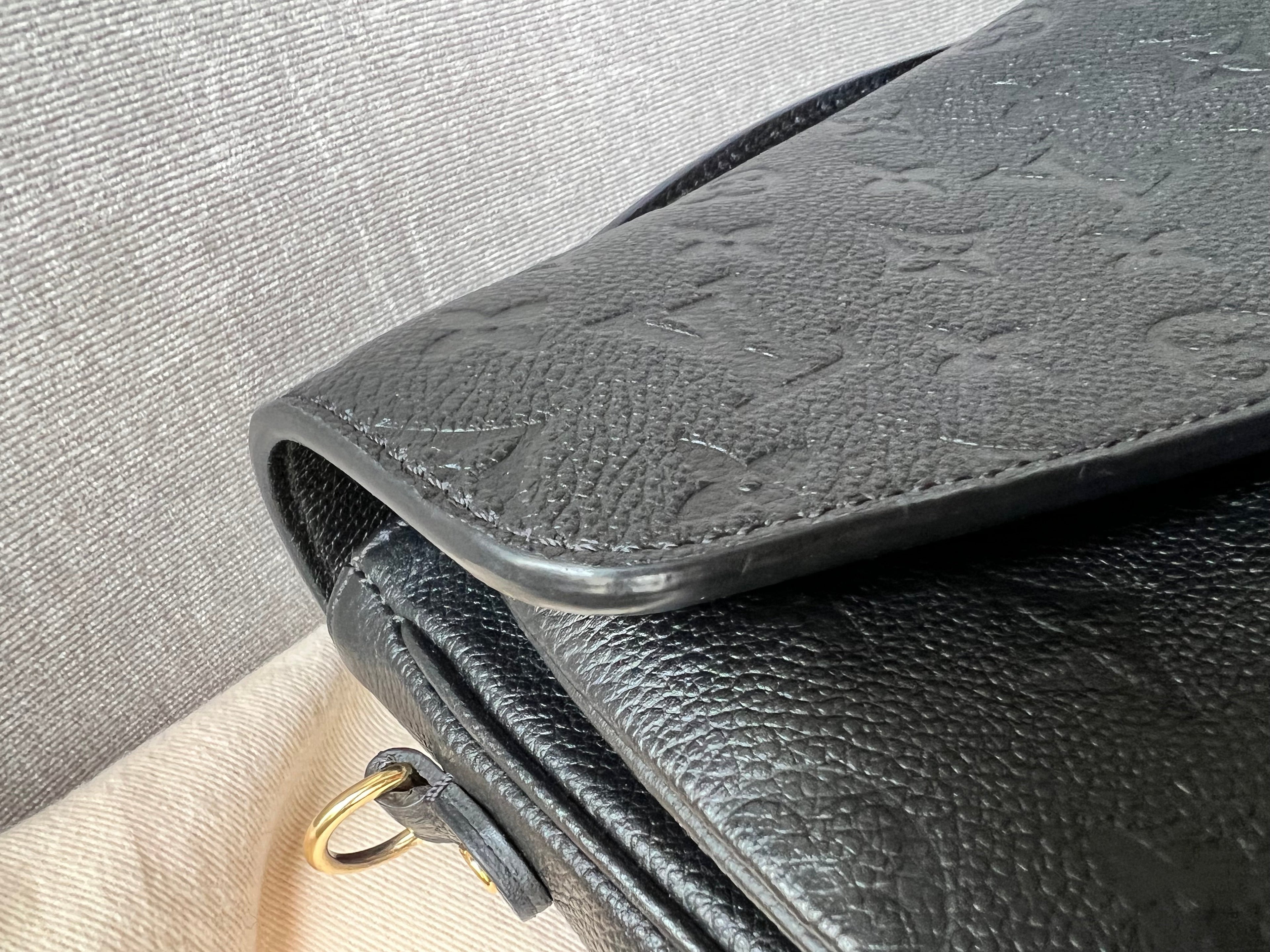 Louis Vuitton Pochette Metis Black Empreinte (RRP £2,110)
