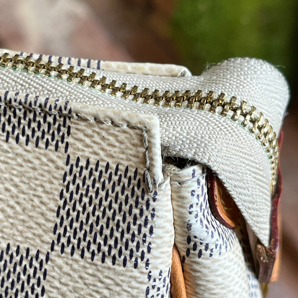LOUIS VUITTON Eva Damier Azur Canvas Shoulder Bag