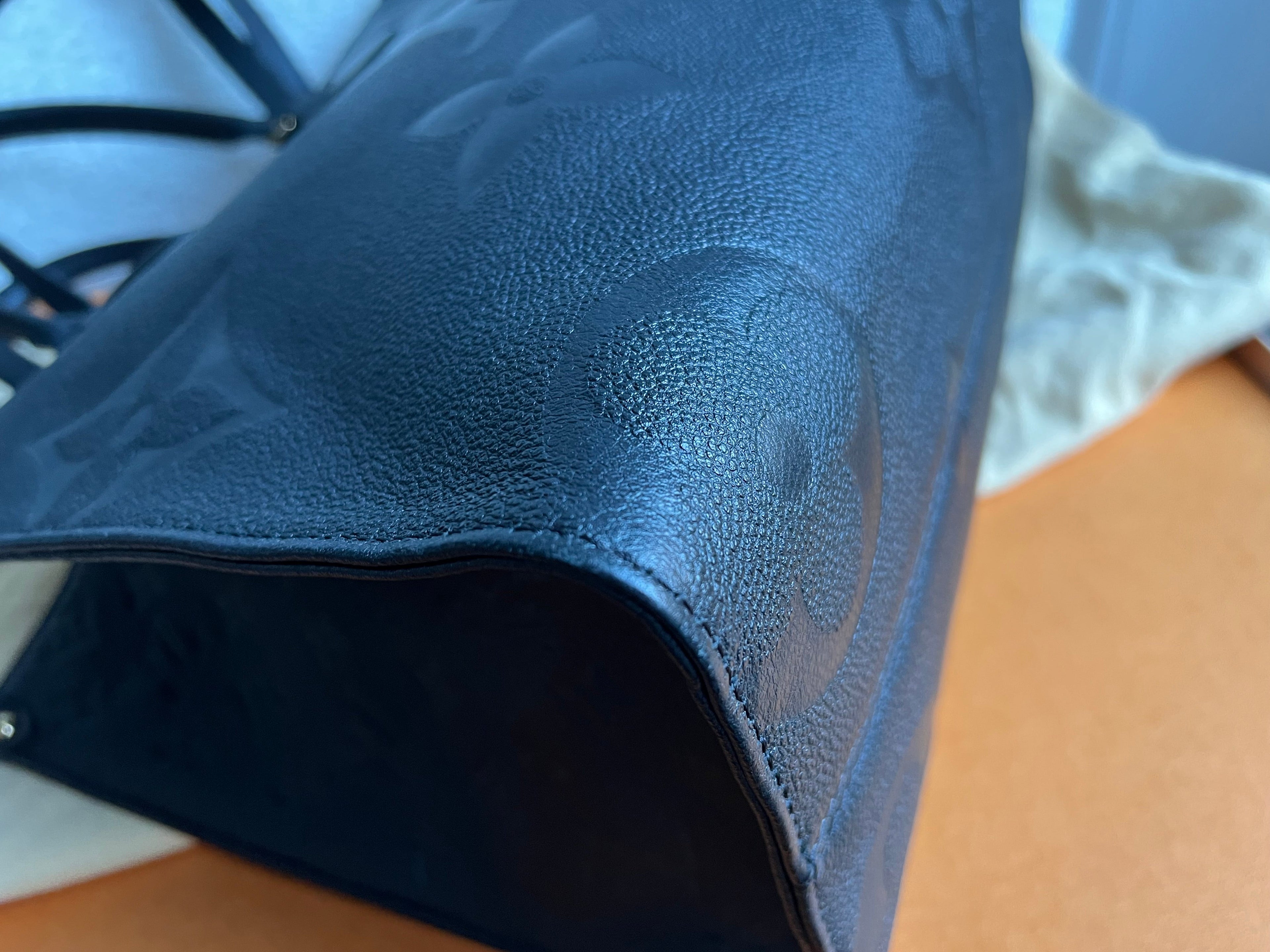 Louis Vuitton On the Go MM Black Empreinte (RRP £2,450)