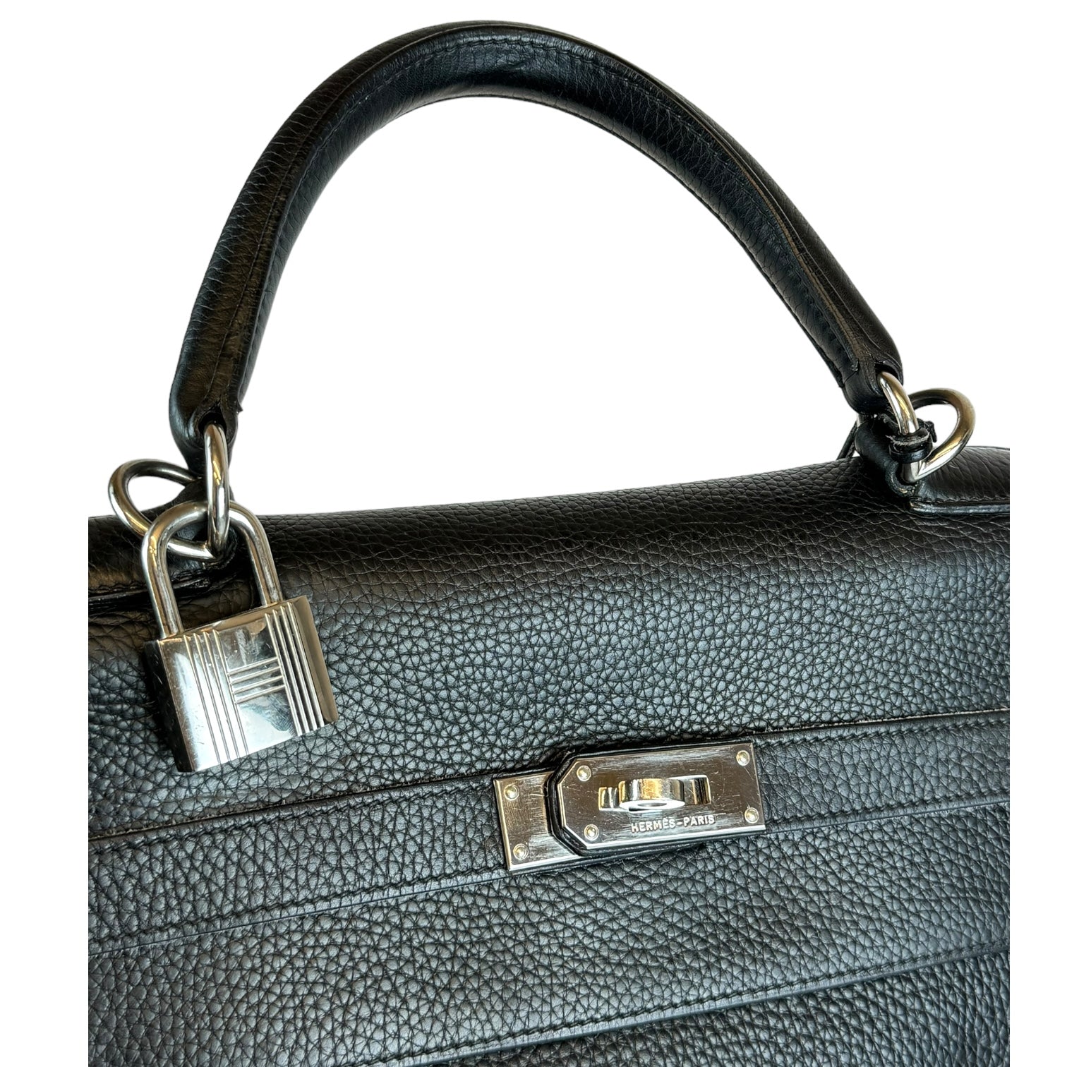 HermÃƒÆ’Ã‚Â¨s Kelly 50 Black Togo