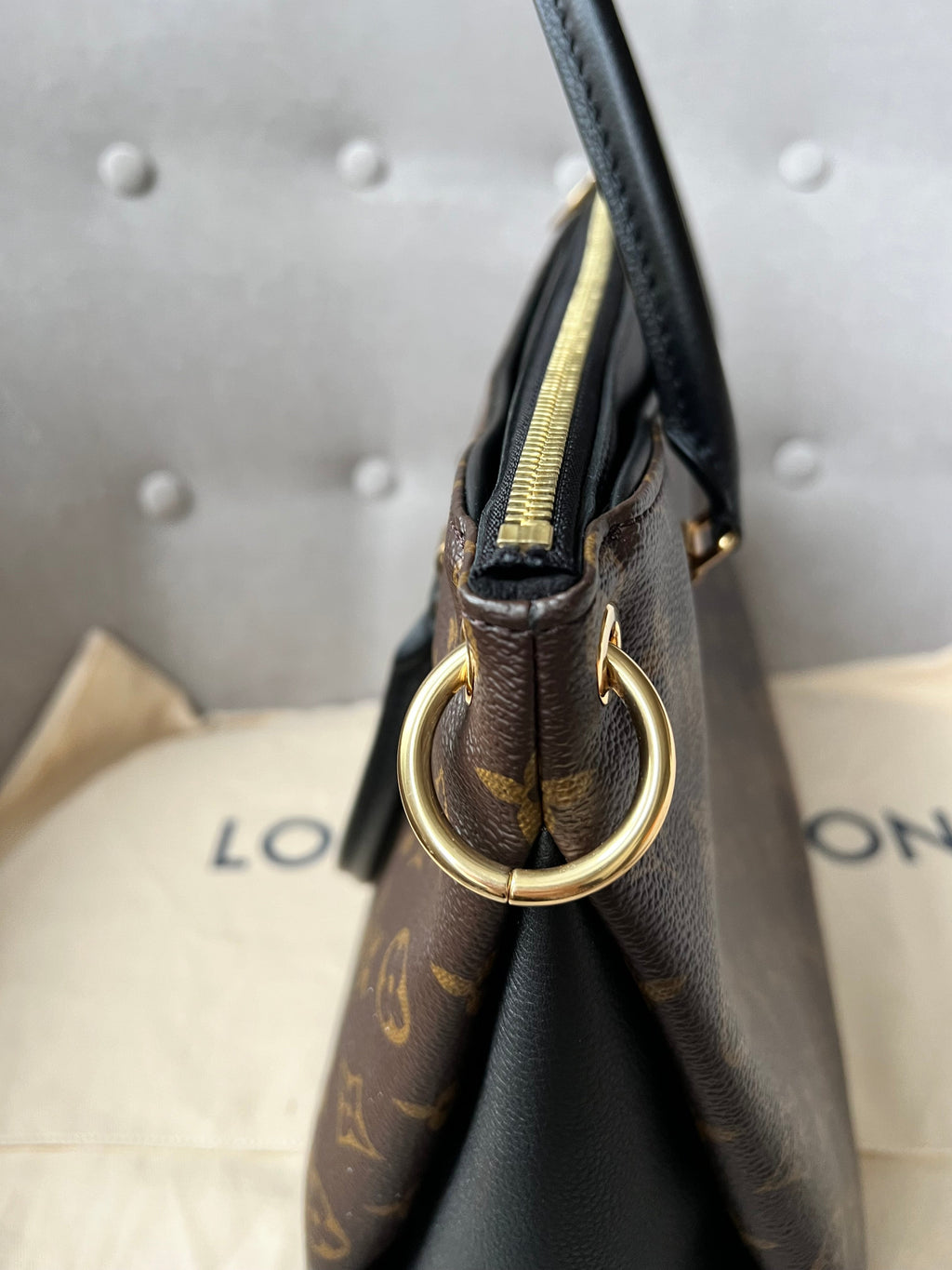 Louis Vuitton Pallas Tote in Monogram and Black (RRP £1960)