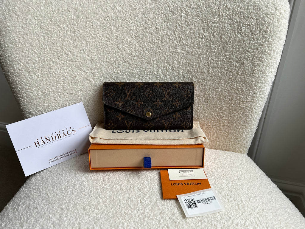Louis Vuitton Sarah Wallet in Monogram and Brown  (RRP £485)