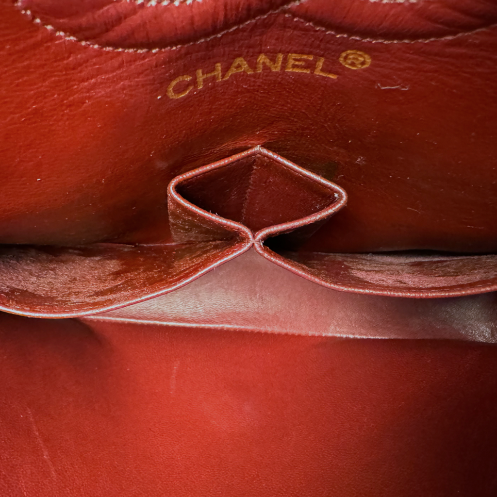 Chanel Classic Double Flap Medium Black Lambskin Gold