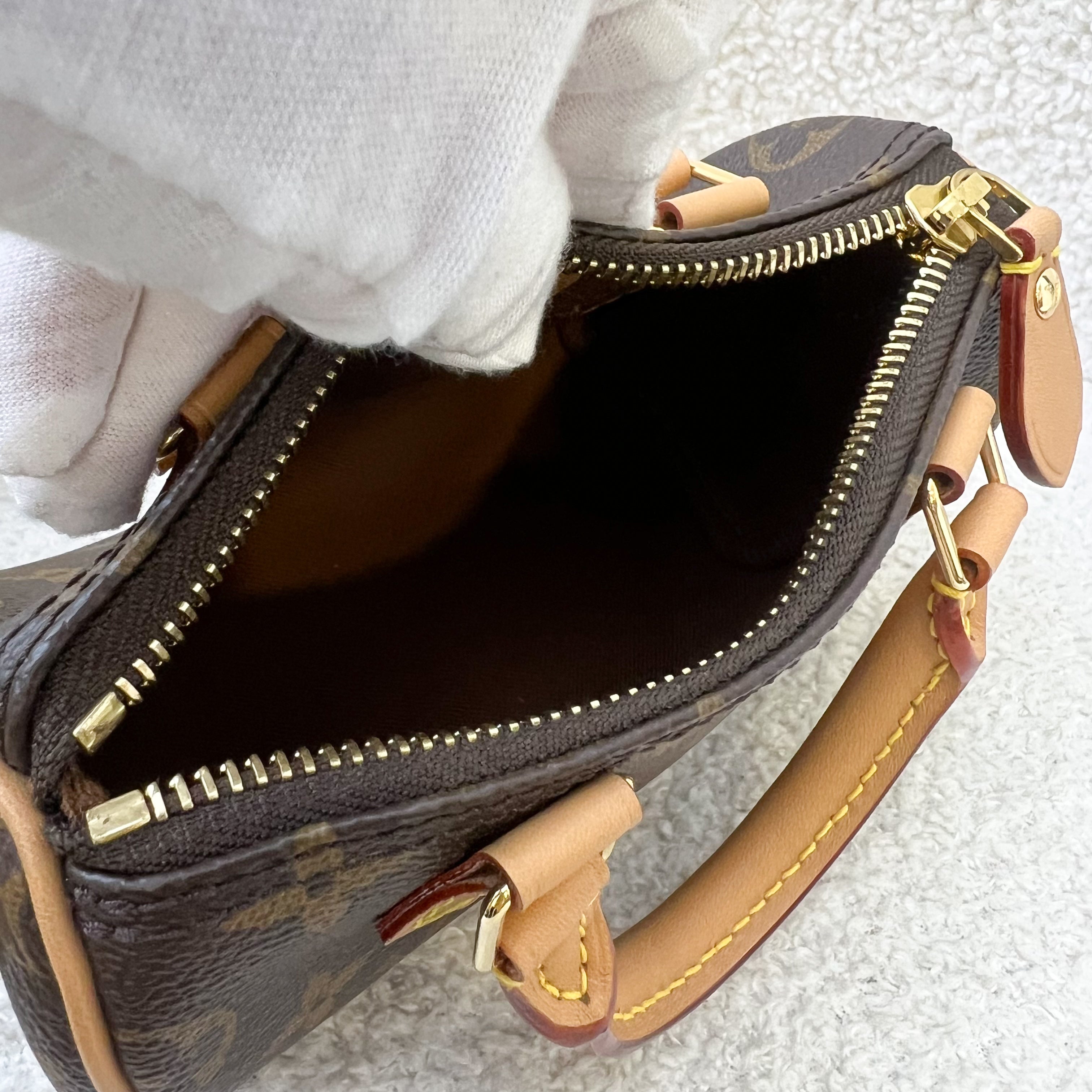 LV Nano Speedy in Monogram Canvas and GHW