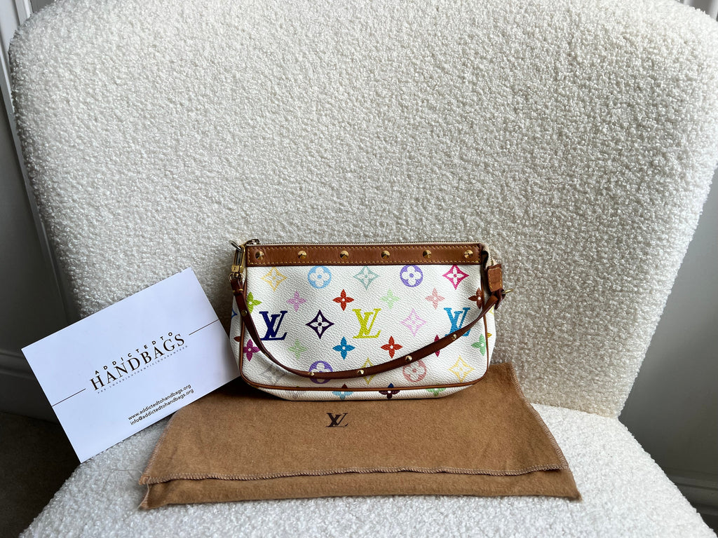 Louis Vuitton Pochette Accessoires White Multicolore