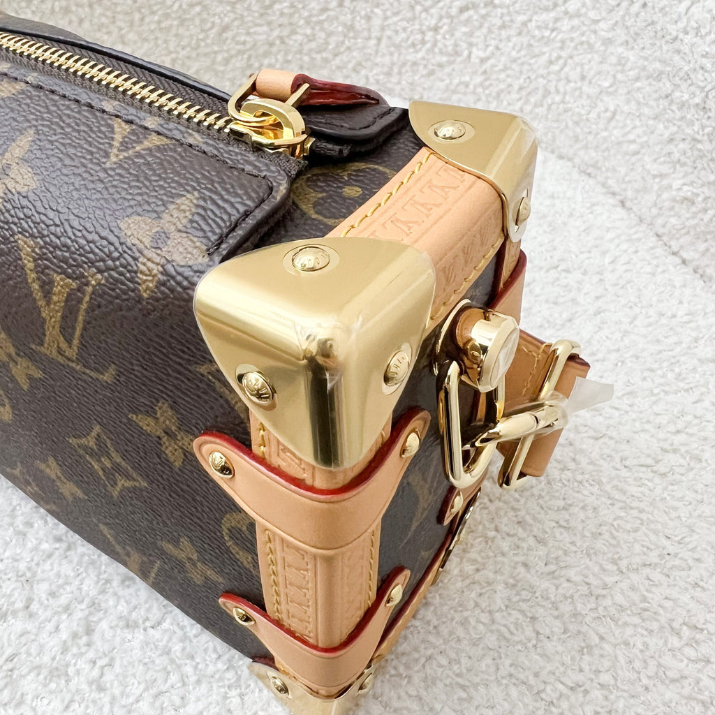 LV Side Trunk PM Bag in Monogram Canvas and GHW