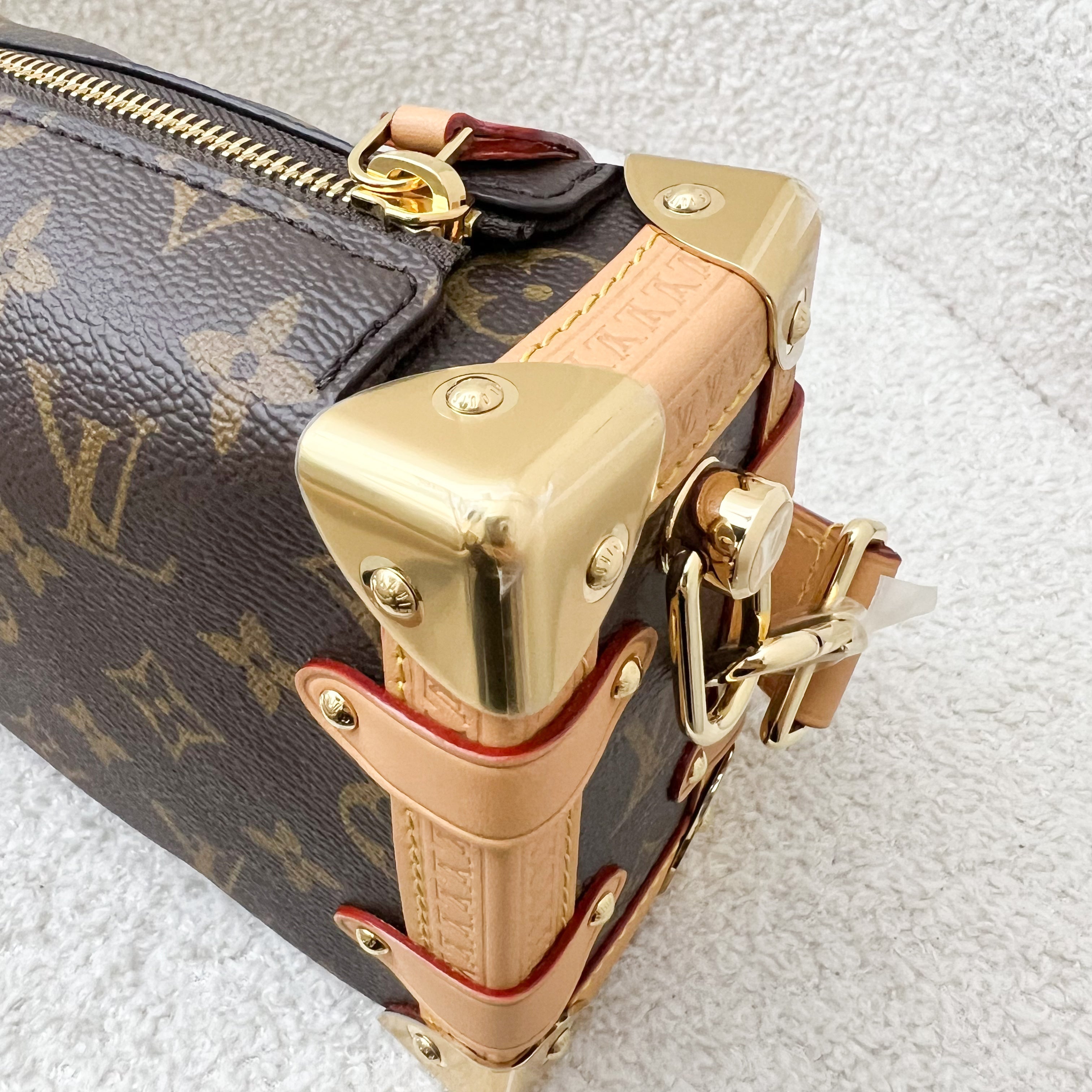 LV Side Trunk PM Bag in Monogram Canvas and GHW