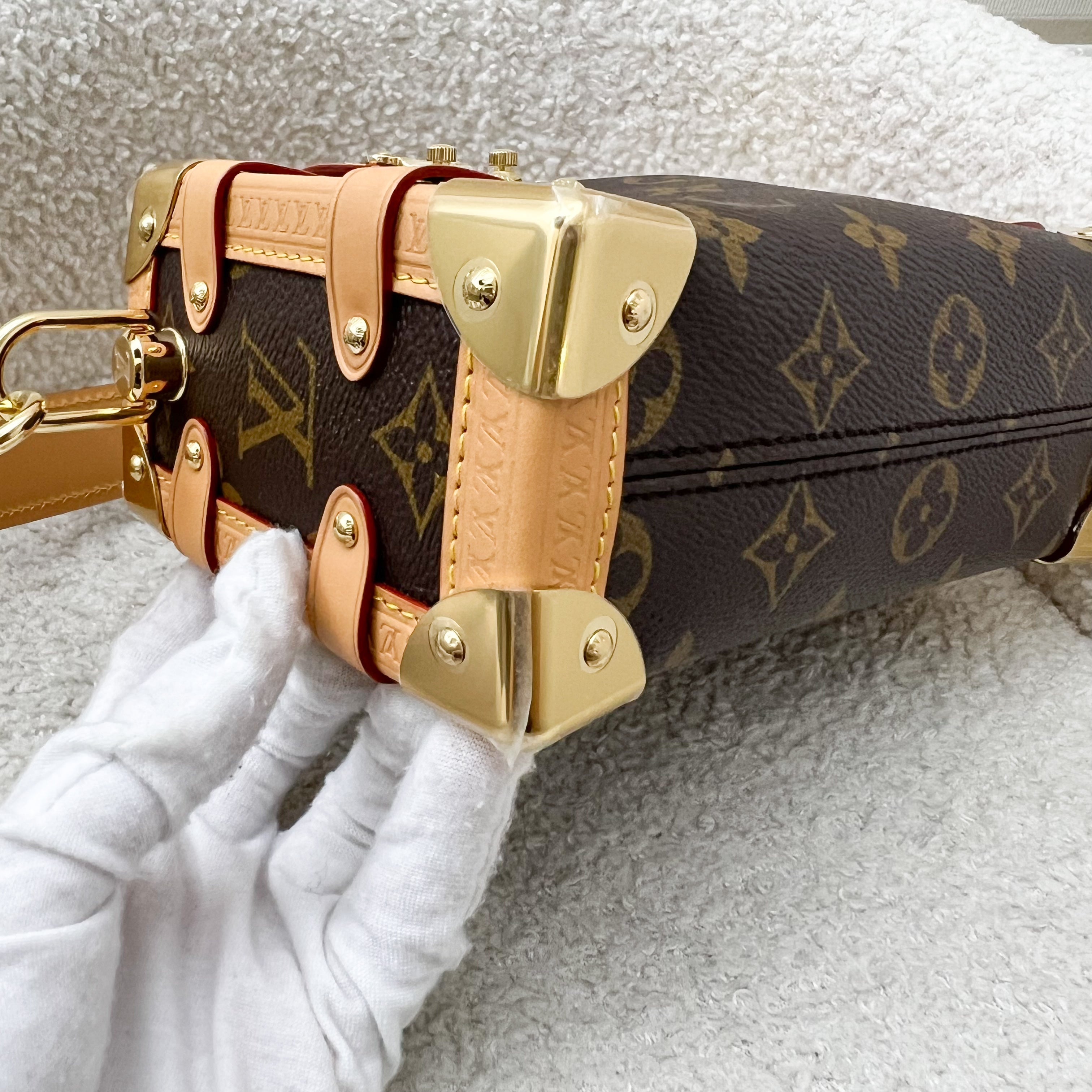 LV Side Trunk PM Bag in Monogram Canvas and GHW