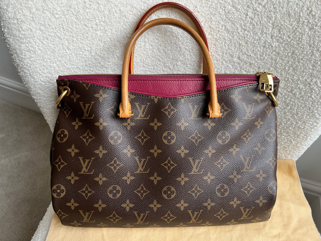 Louis Vuitton Pallas Tote in Monogram and Fuchsia (RRP £1960)