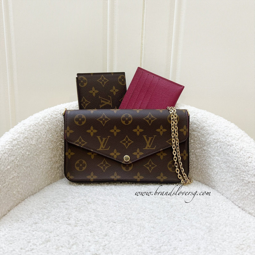 LV Felicie Pochette in Monogram Canvas and GHW