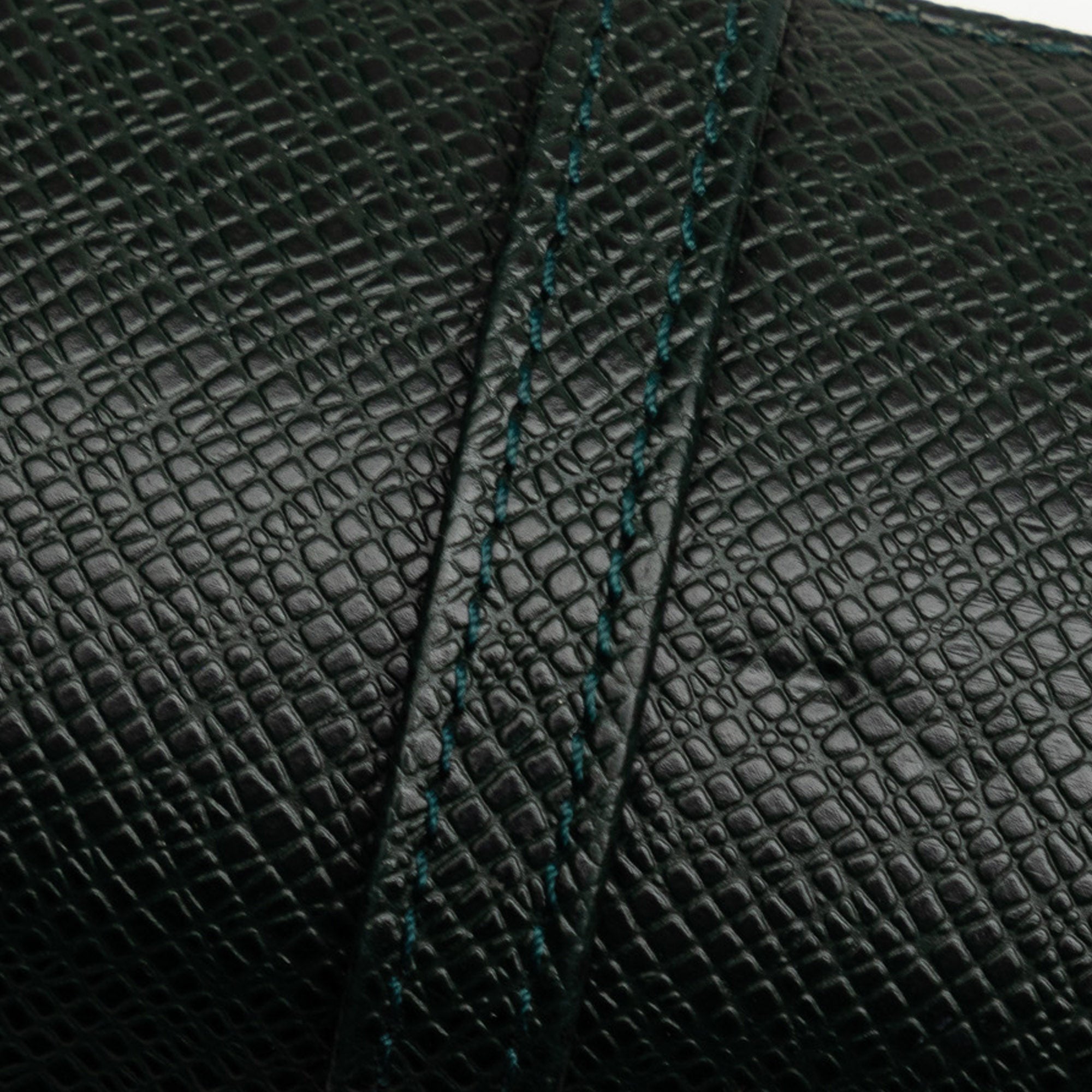 Green Louis Vuitton Taiga Etui Pen Case