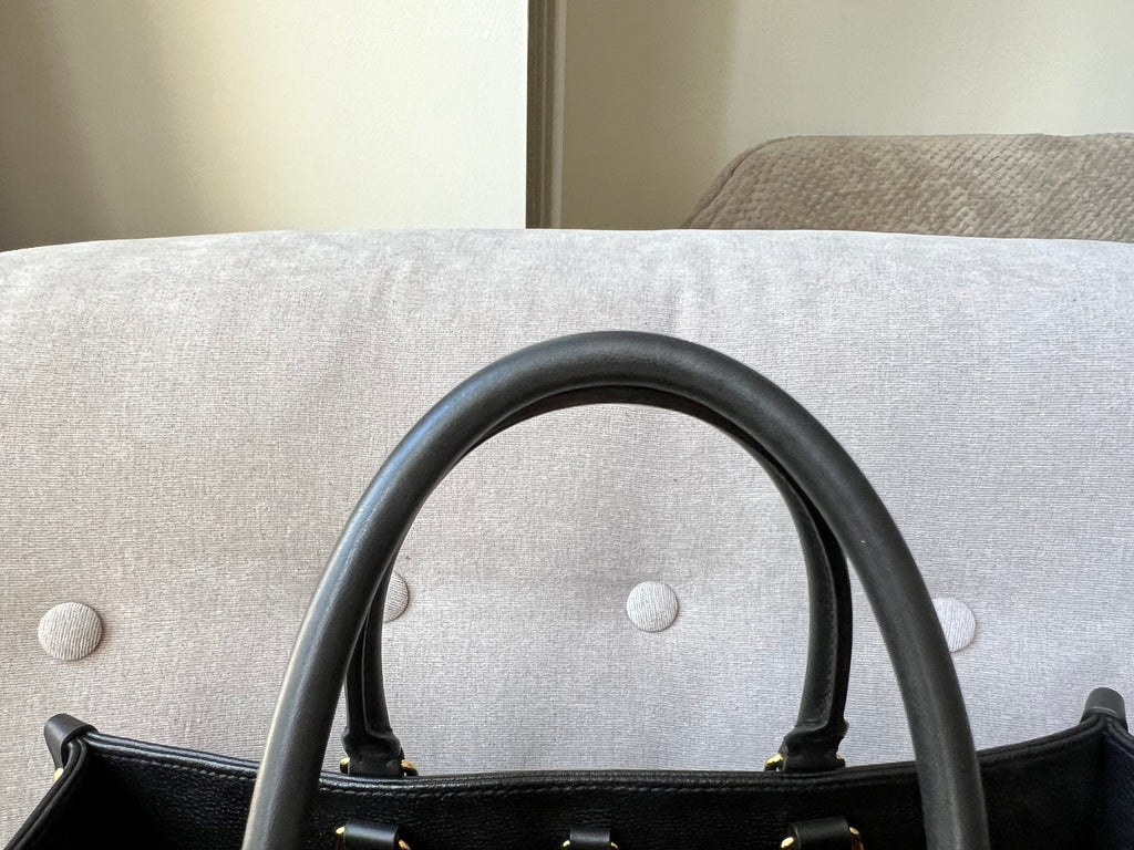 Louis Vuitton On the Go MM Black Empreinte (RRP £2,450)