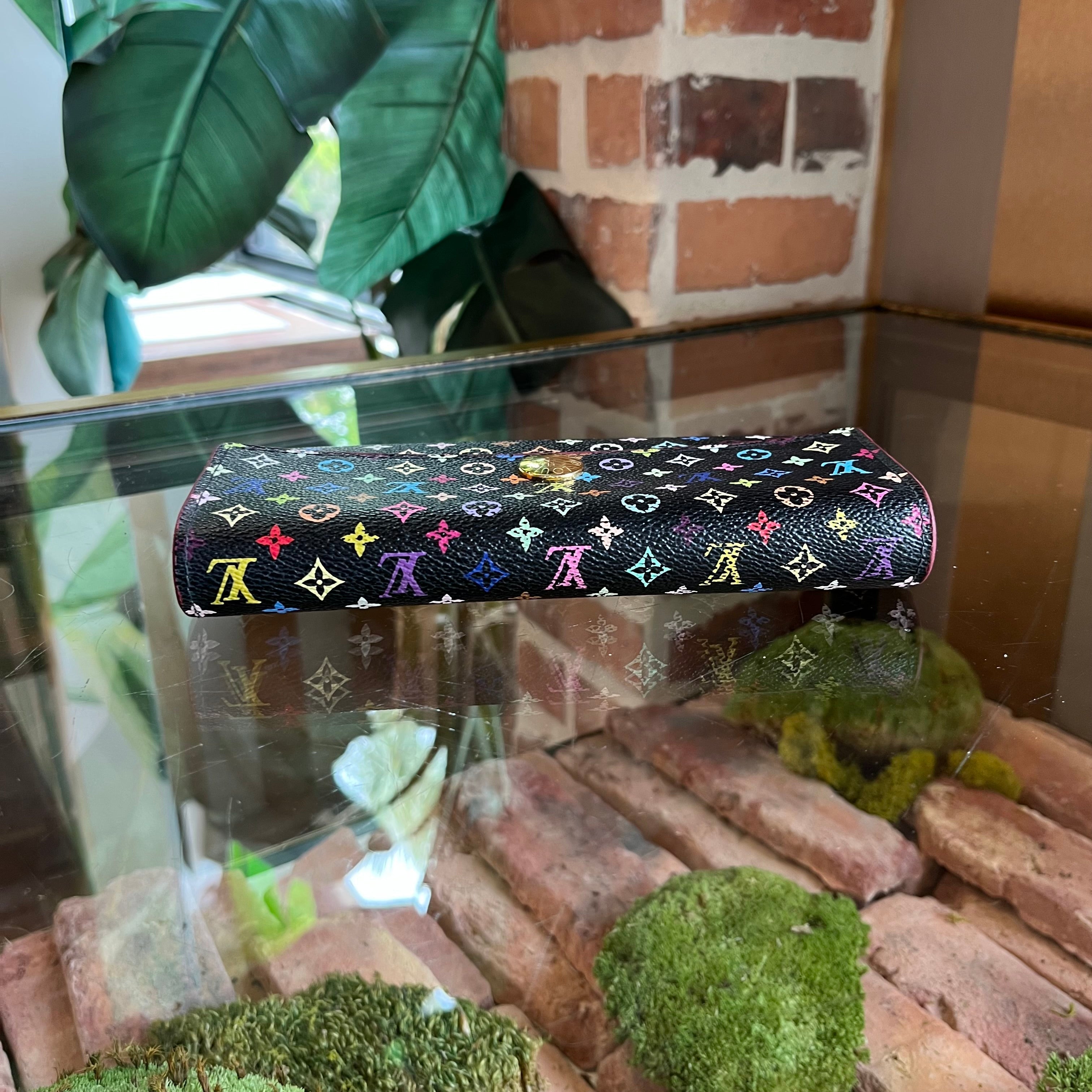 LOUIS VUITTON Murakami Sarah Multicolor Wallet