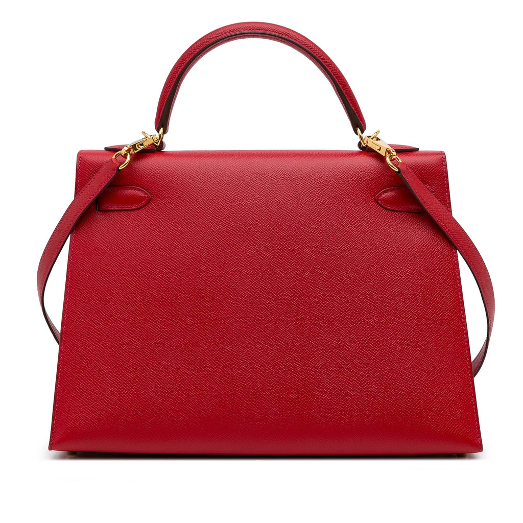 HermÃƒÆ’Ã‚Â¨s Kelly Selliere 32 Red Epsom Gold