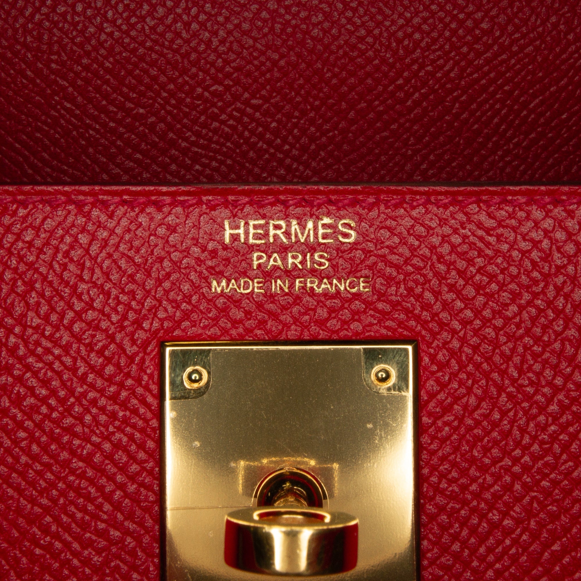 HermÃƒÆ’Ã‚Â¨s Kelly Selliere 32 Red Epsom Gold