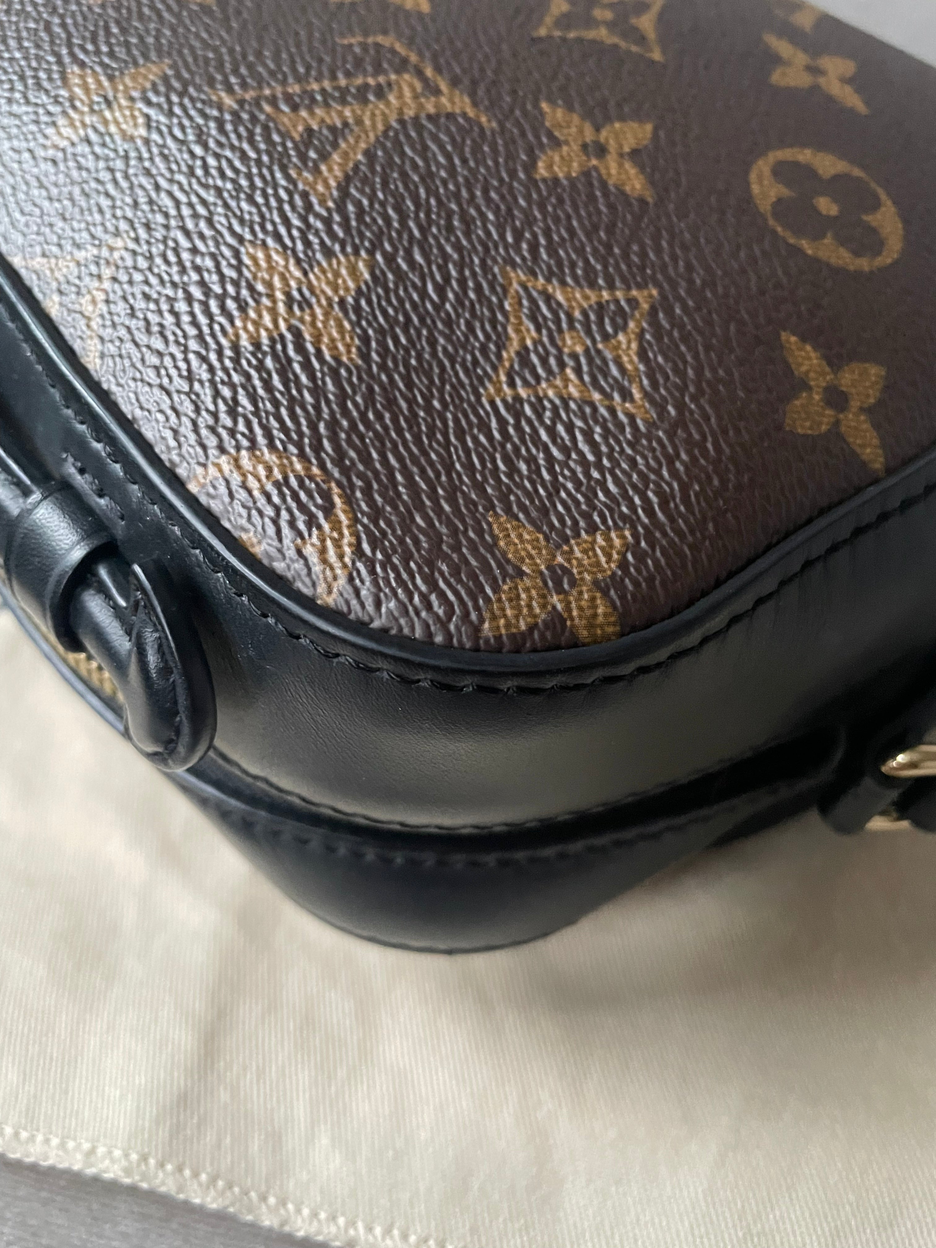 Louis Vuitton Saintonge Black and Monogram