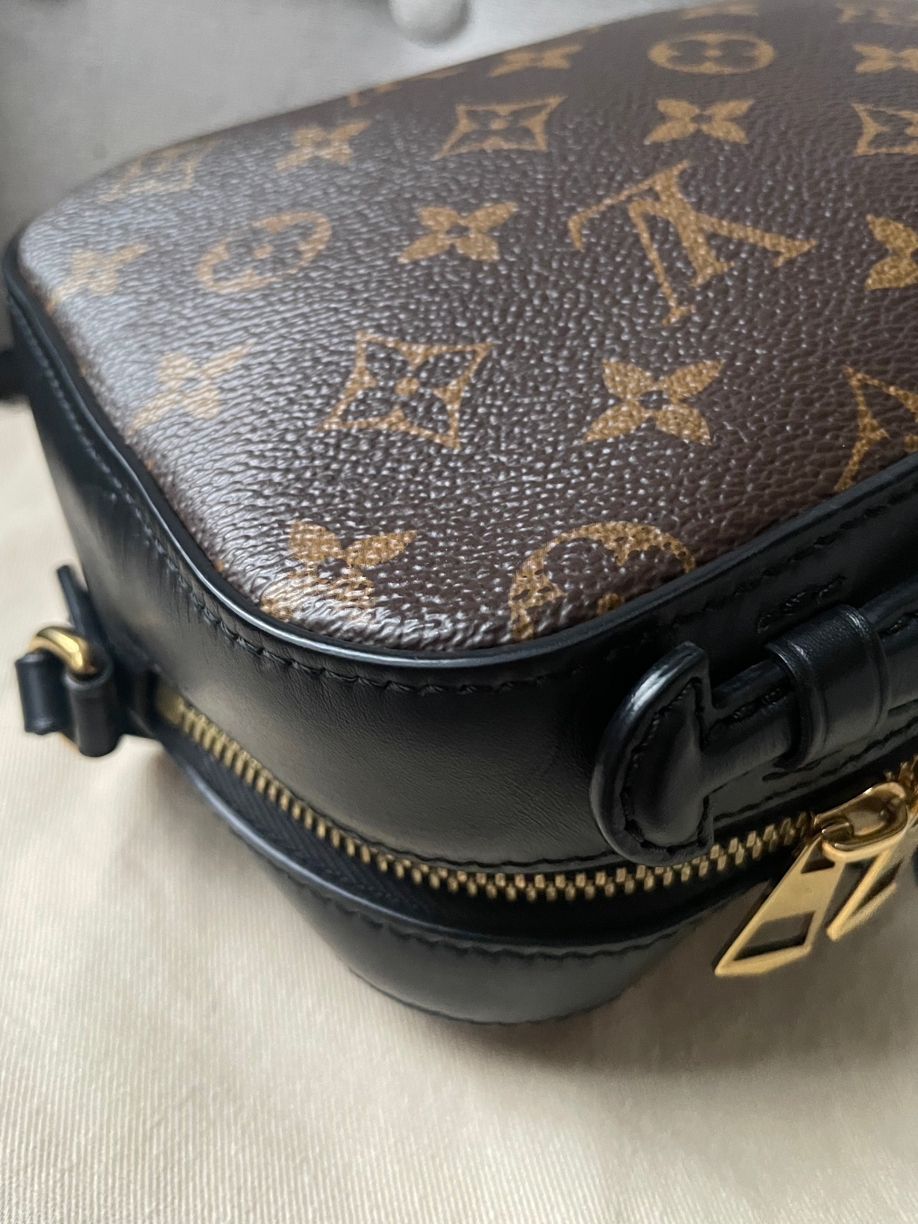 Louis Vuitton Saintonge Black and Monogram