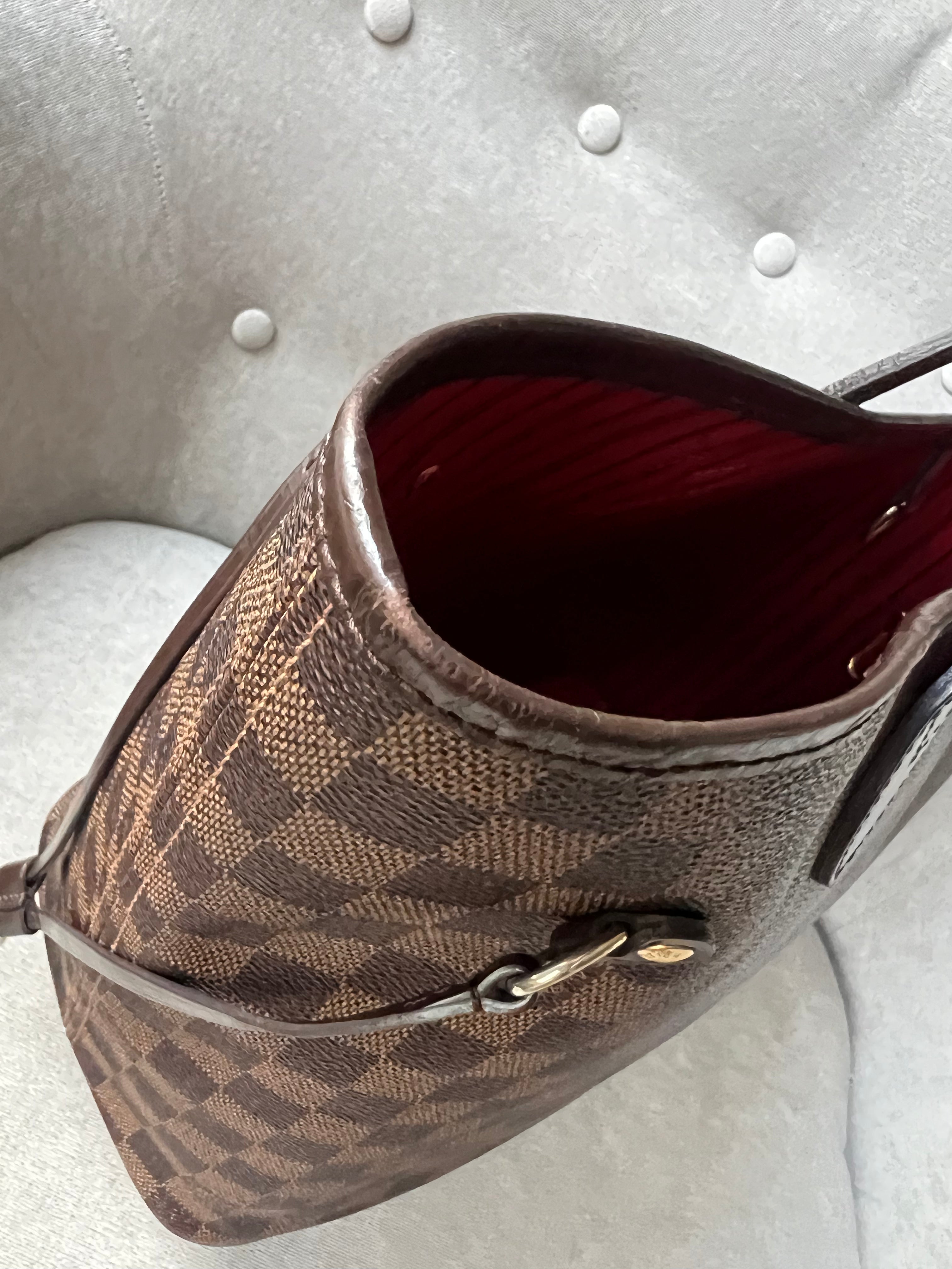 Louis Vuitton Neverfull MM Damier Ebene Cherry Interior (RRP £1,410)