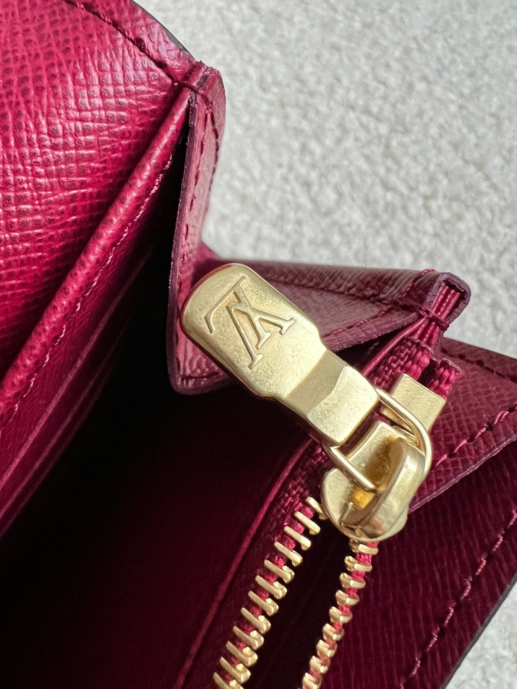 Louis Vuitton Sarah Wallet in Monogram and Fuchsia  (RRP £490)