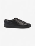 Saint Laurent Embroidered Sneakers Black Leather EU 40 UK 6