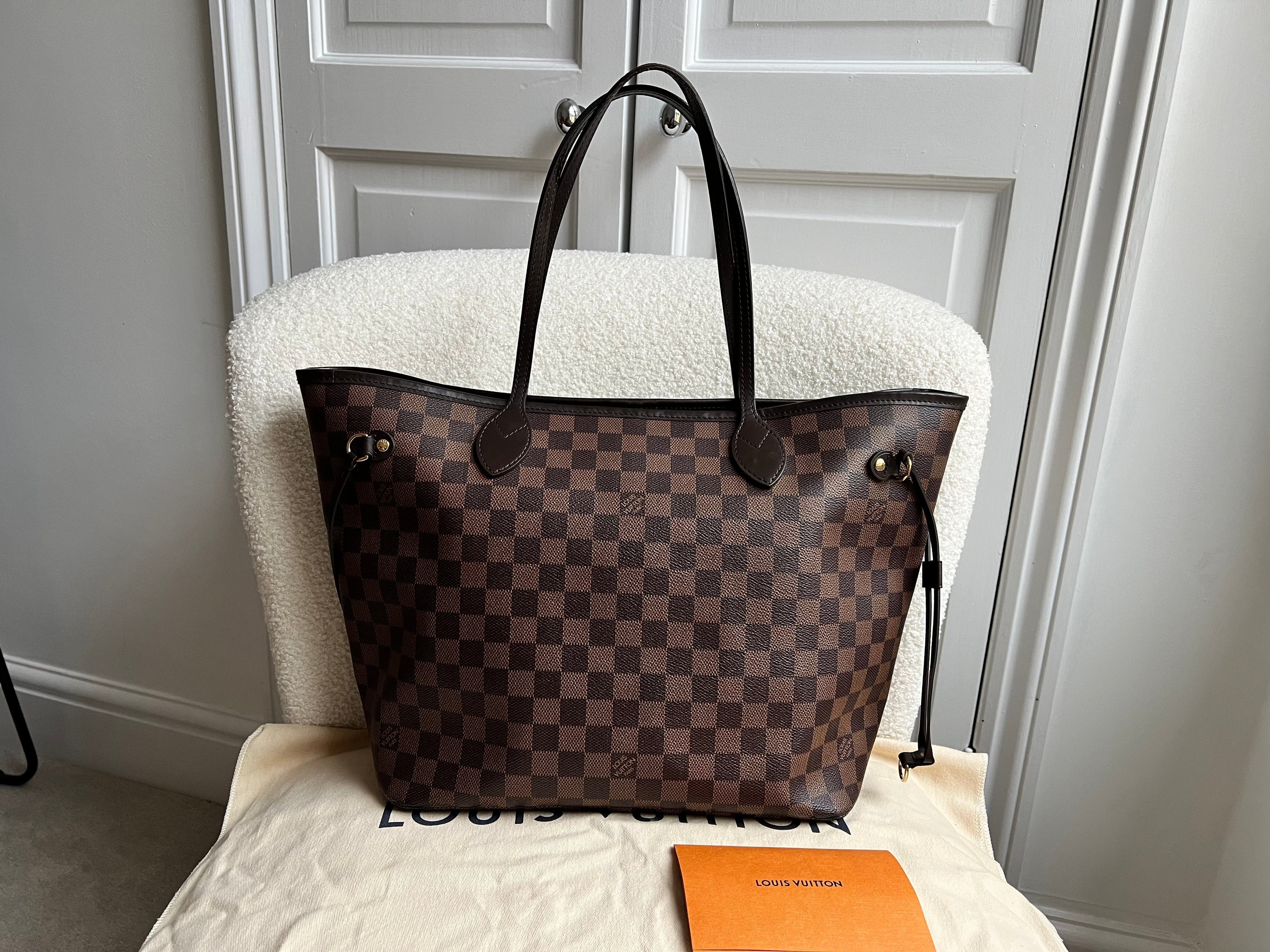 Louis Vuitton Neverfull MM Damier Ebene Cherry Interior (RRP £1,410)