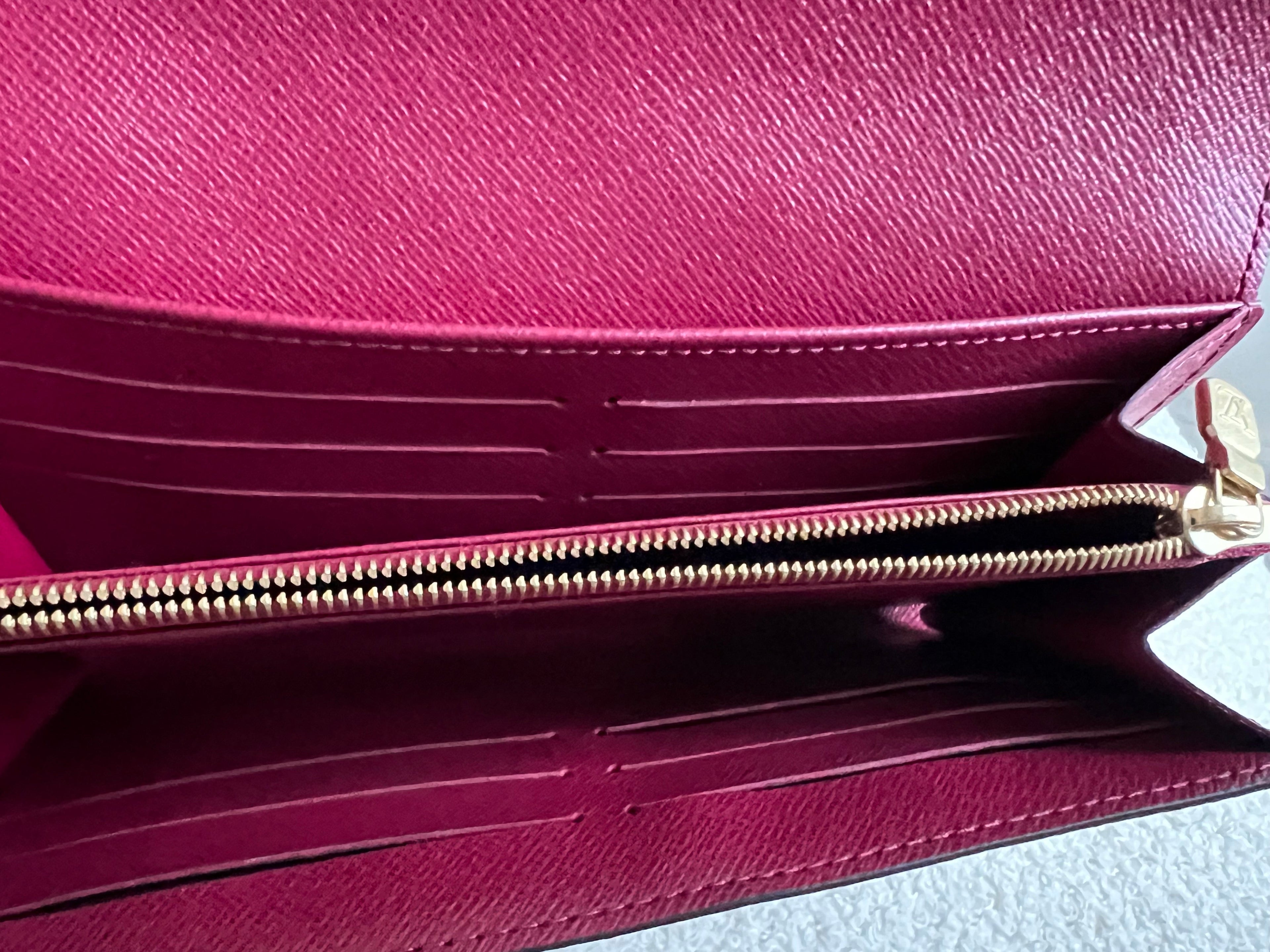 Louis Vuitton Sarah Wallet in Monogram and Fuchsia  (RRP £490)