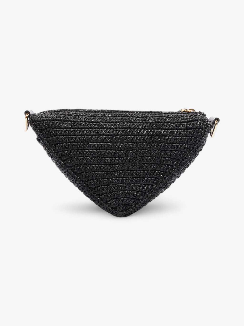 Prada Prada Crochet Black Raffia
