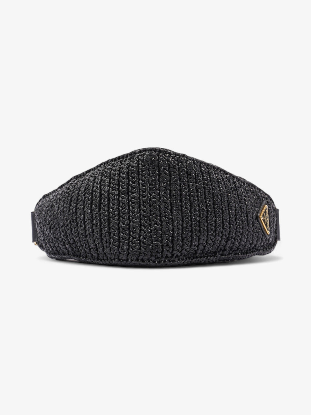 Prada Prada Crochet Black Raffia