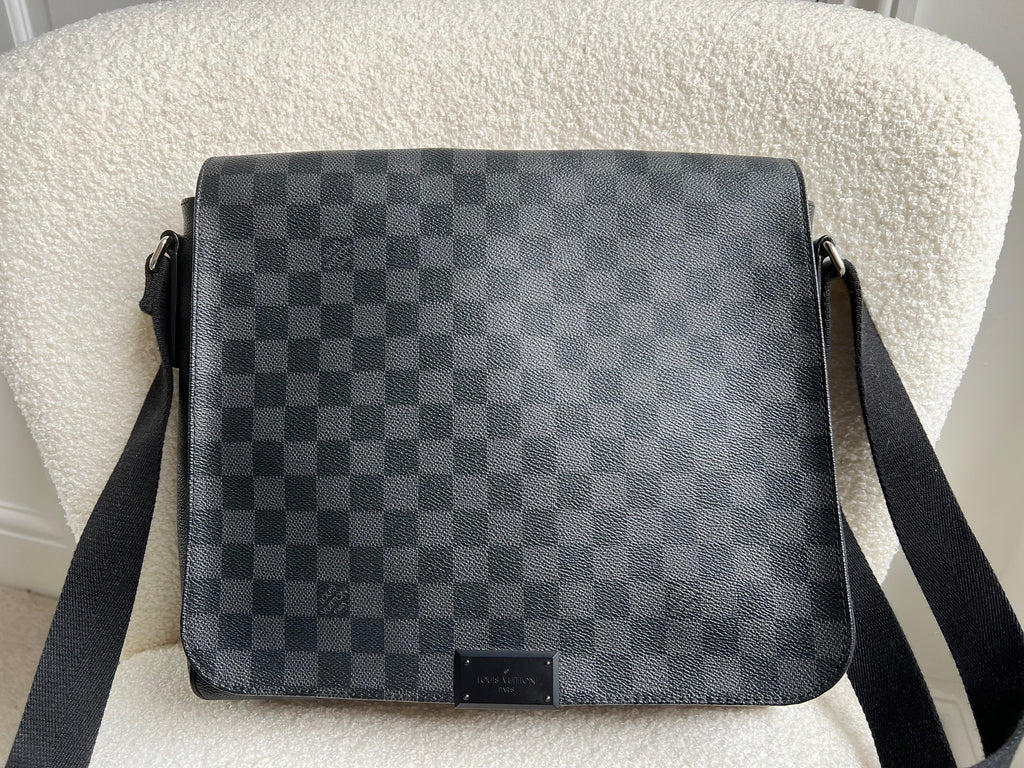 Louis Vuitton PM District Messenger Bag Damier Graphite