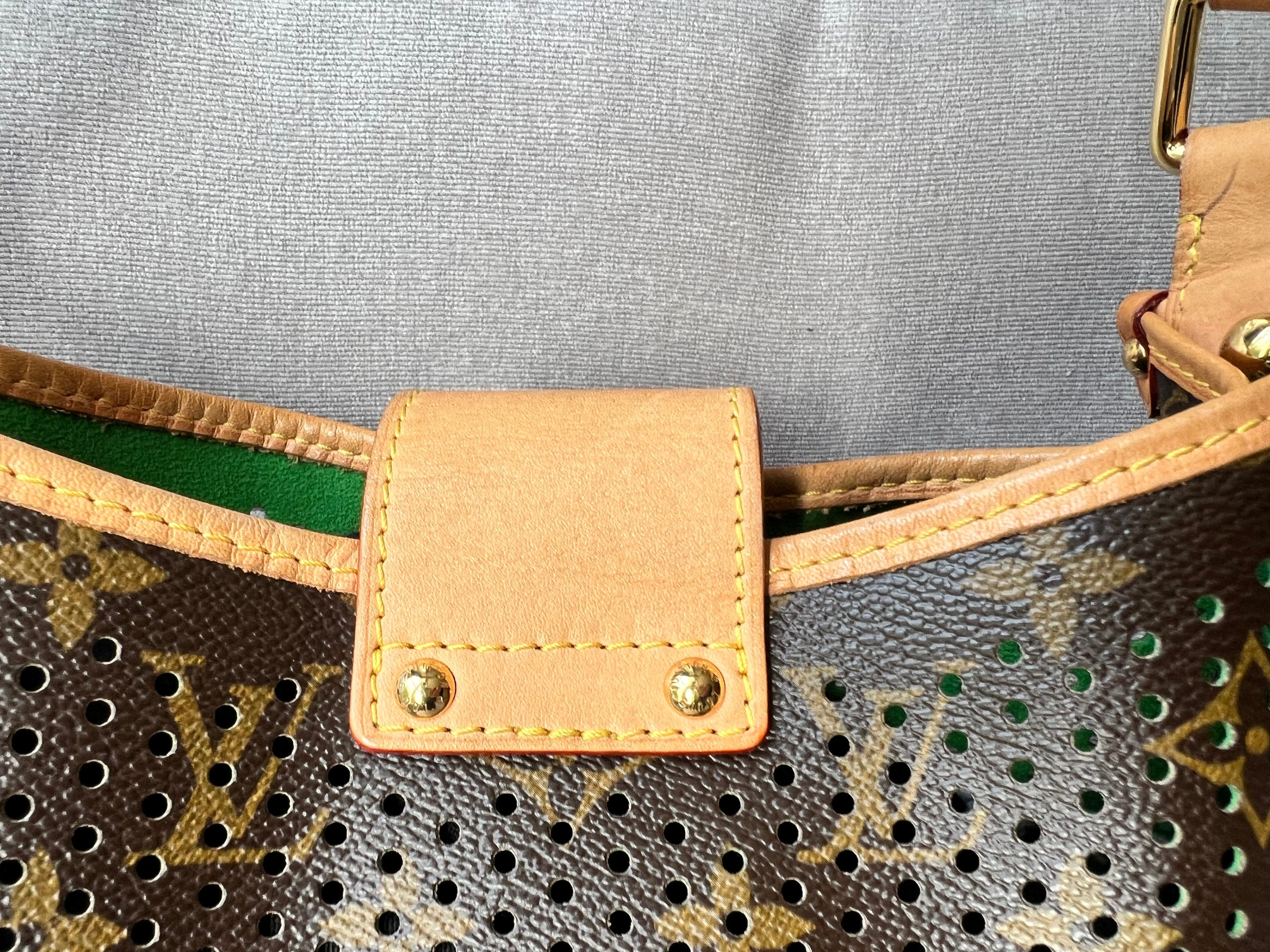 Louis Vuitton Perforated Monogram Green Musette Bag
