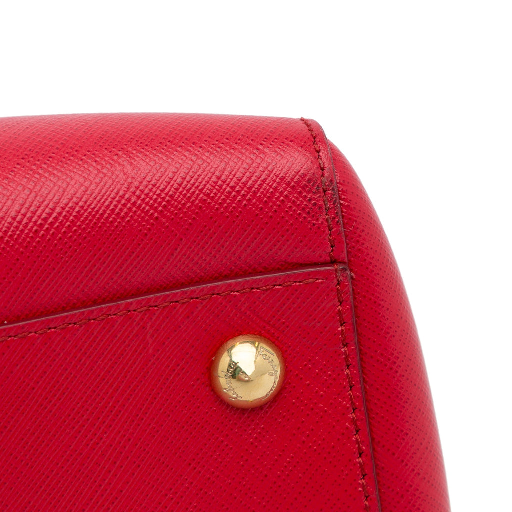 Red Ferragamo Me Like Tote Bag
