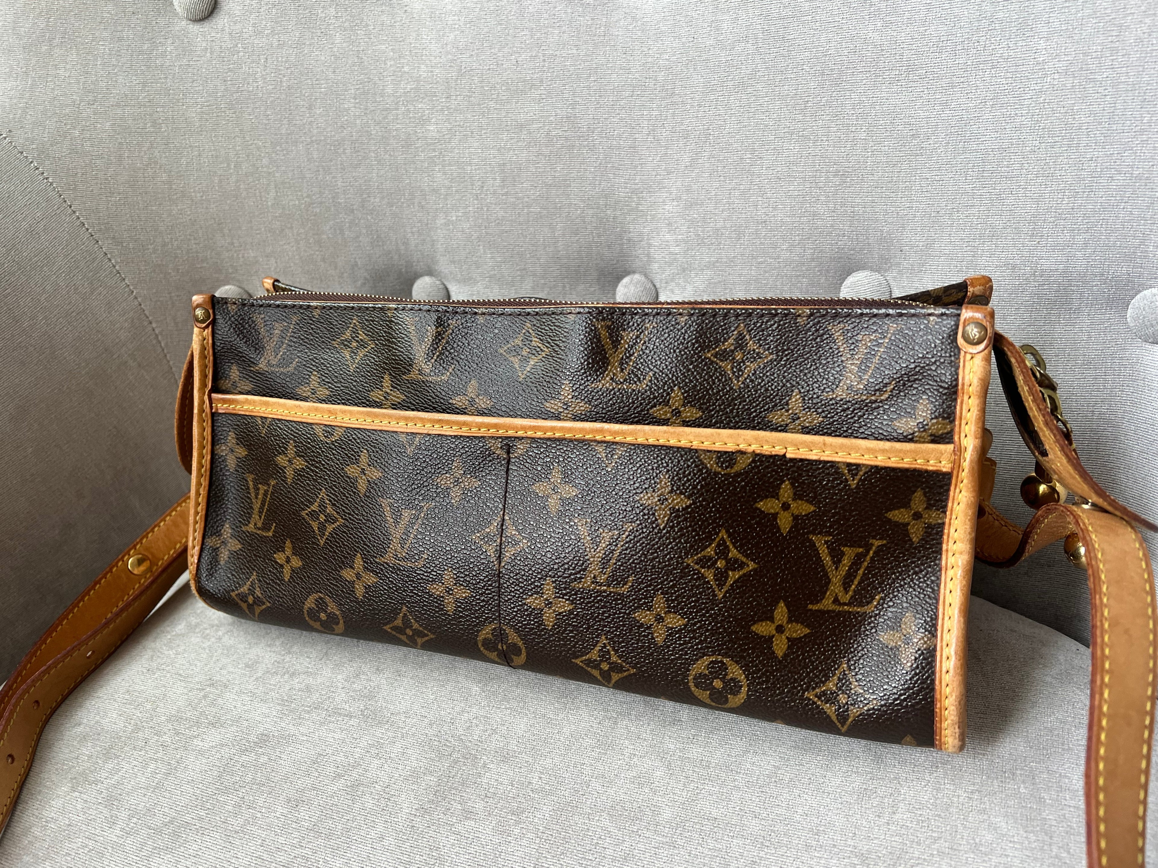 Louis Vuitton Popincourt with long strap in Monogram