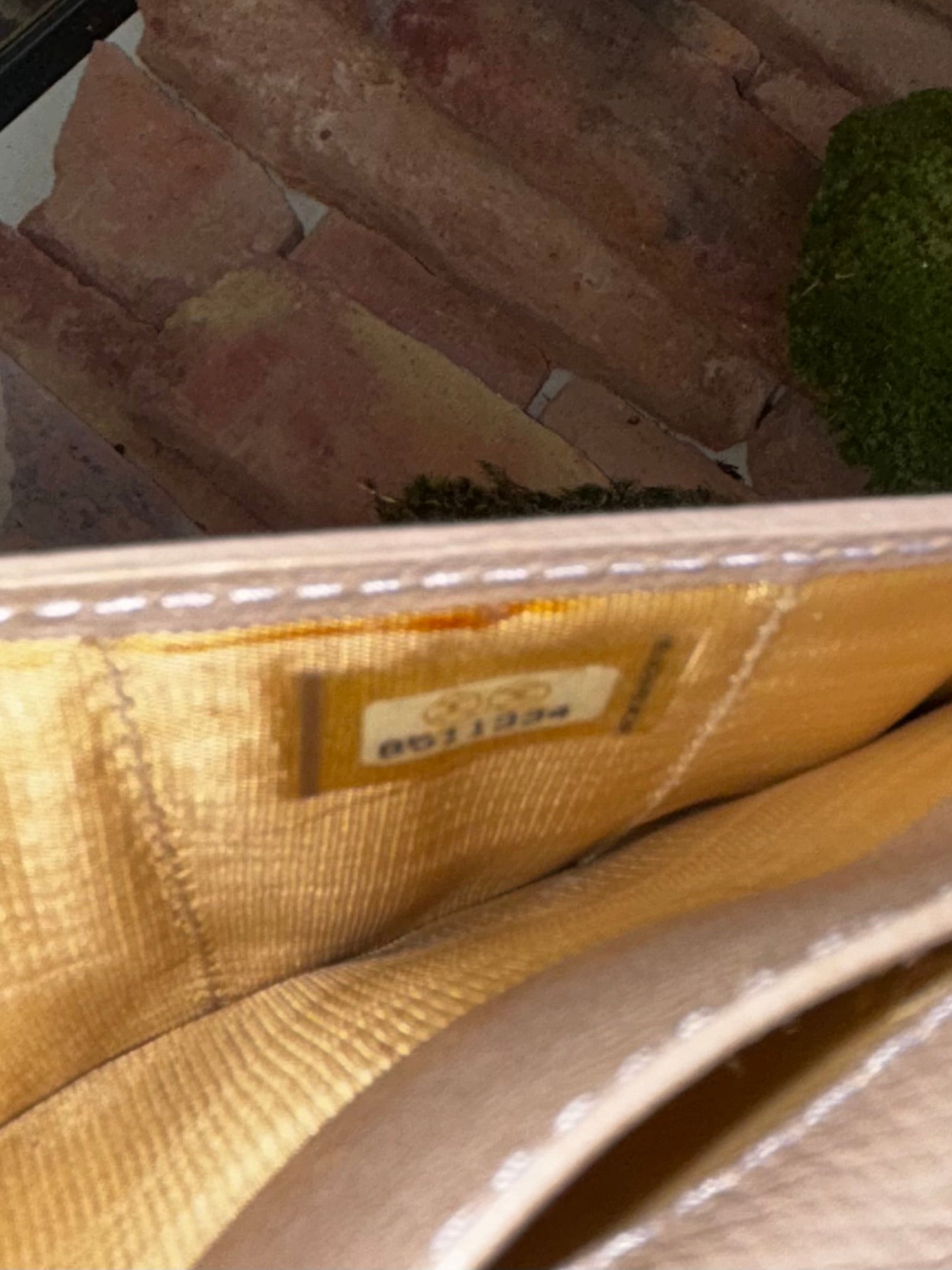 CHANEL Gray Coco Button Wallet