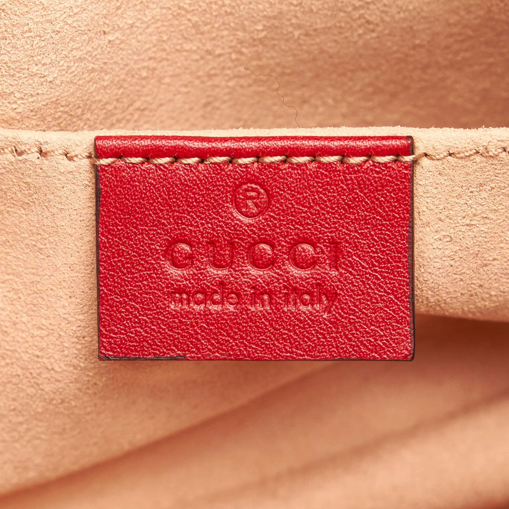 Gucci GG Marmont Belt Bag Red MatelassÃƒÆ’Ã‚Â©