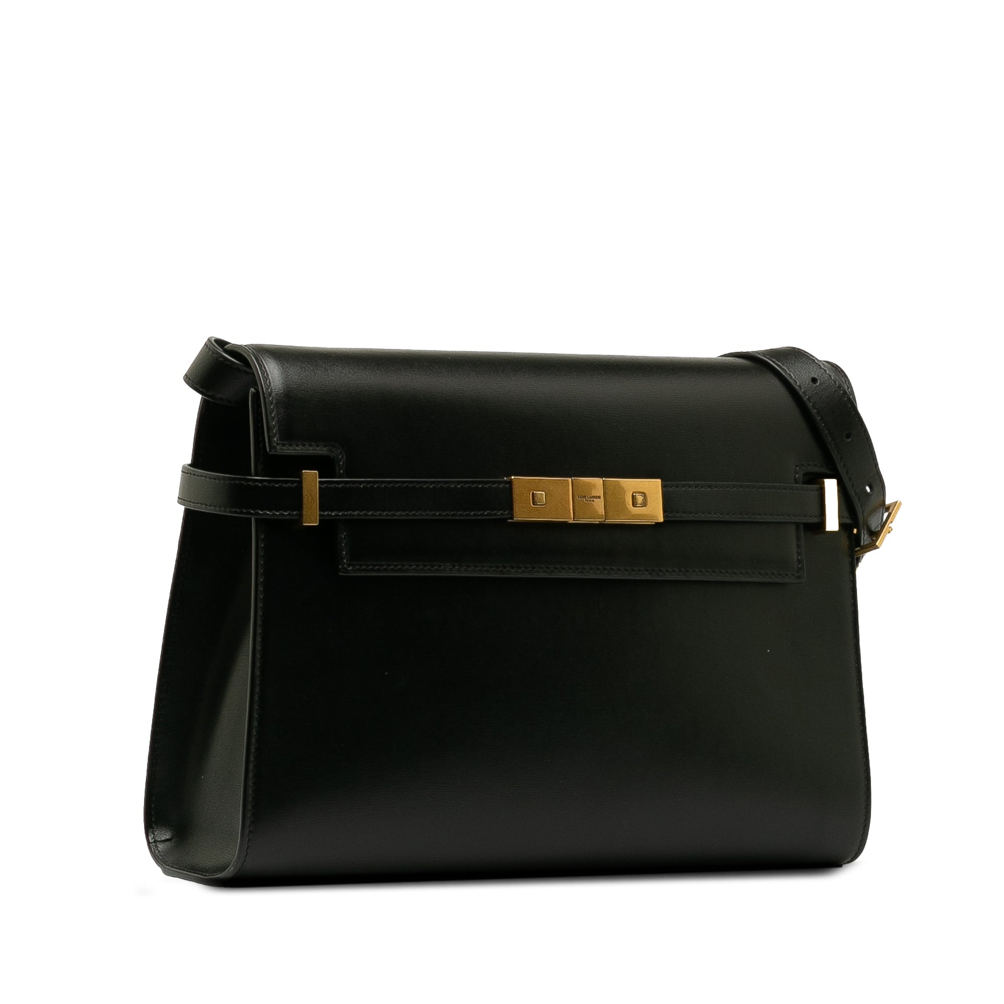 Yves Saint Laurent Manhattan Shoulder Bag Medium Black