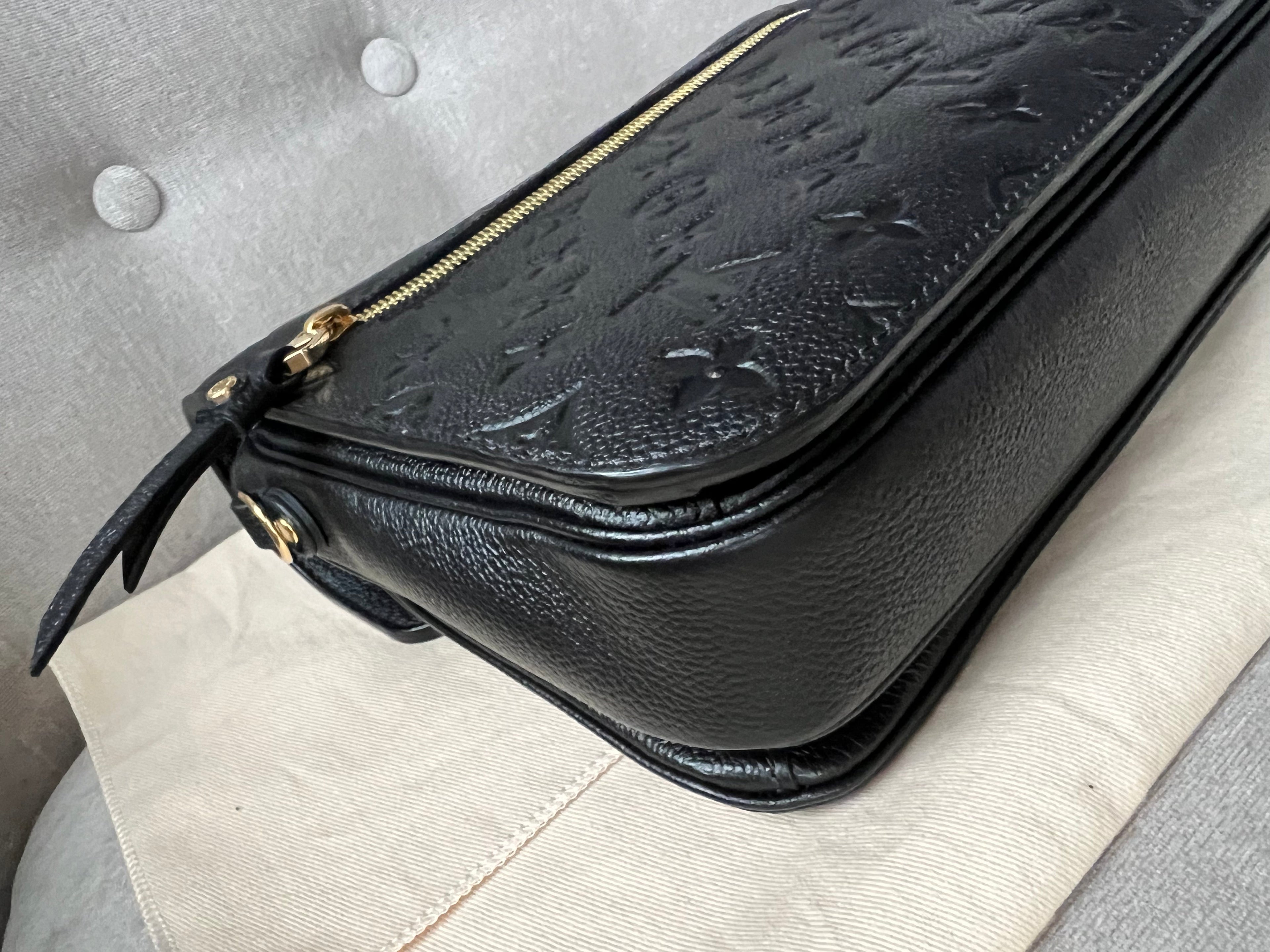 Louis Vuitton Pochette Metis Black Empreinte (RRP £2,110)
