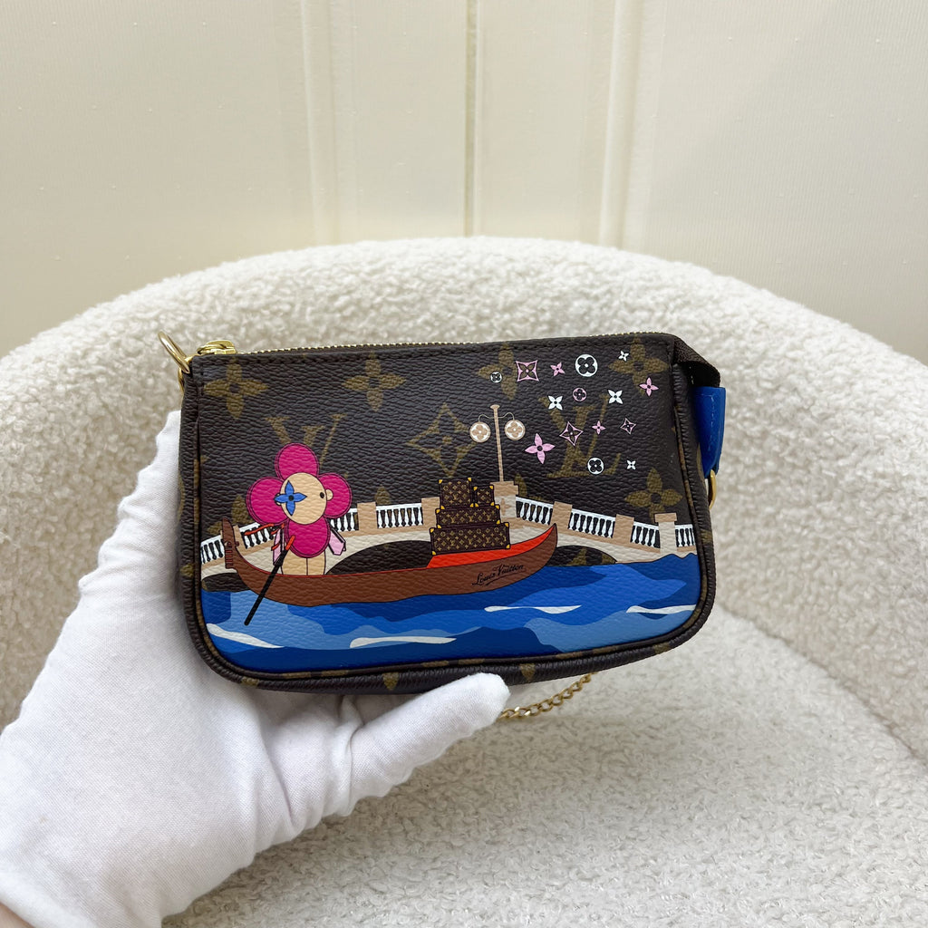 LV Mini Pochette Christmas 2019 Vivienne in Venice Monogram Canvas GHW