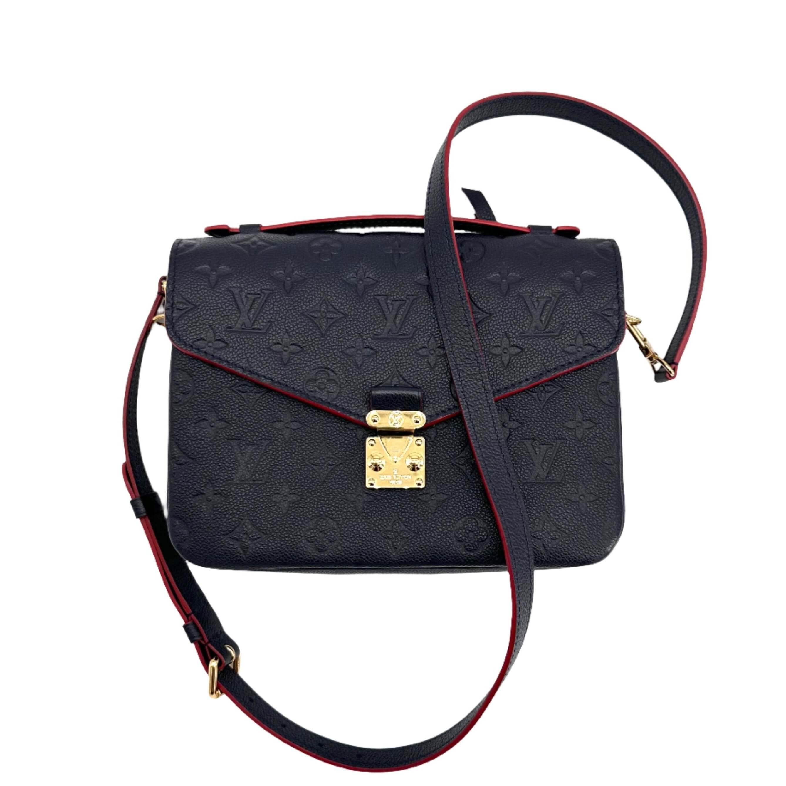 Louis Vuitton Empreinte Pochette MÃƒÆ’Ã‚Â©tis Marine Rouge