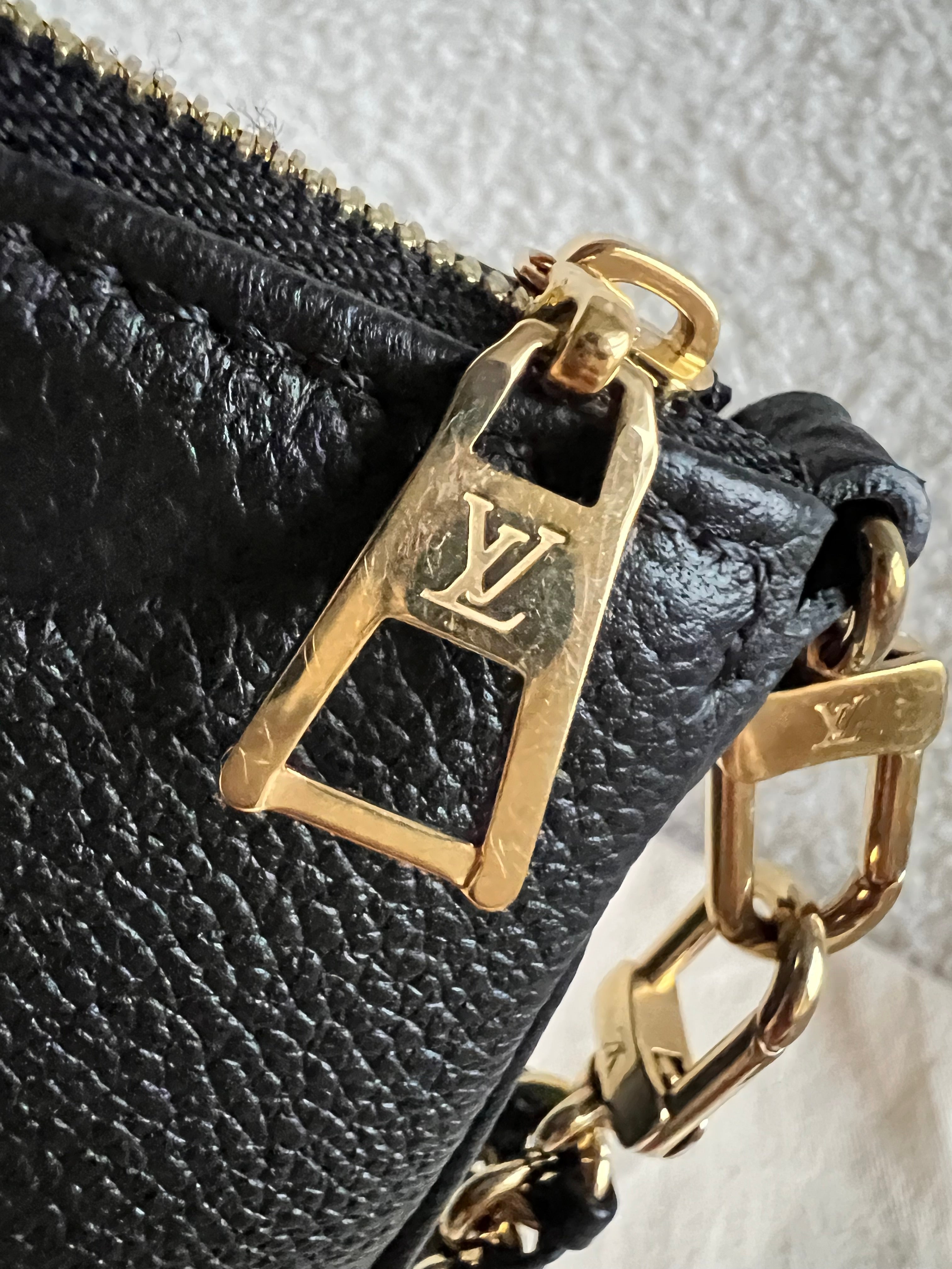 Louis Vuitton Multi Pochette Accessoires Black Empreinte (RRP £2140)