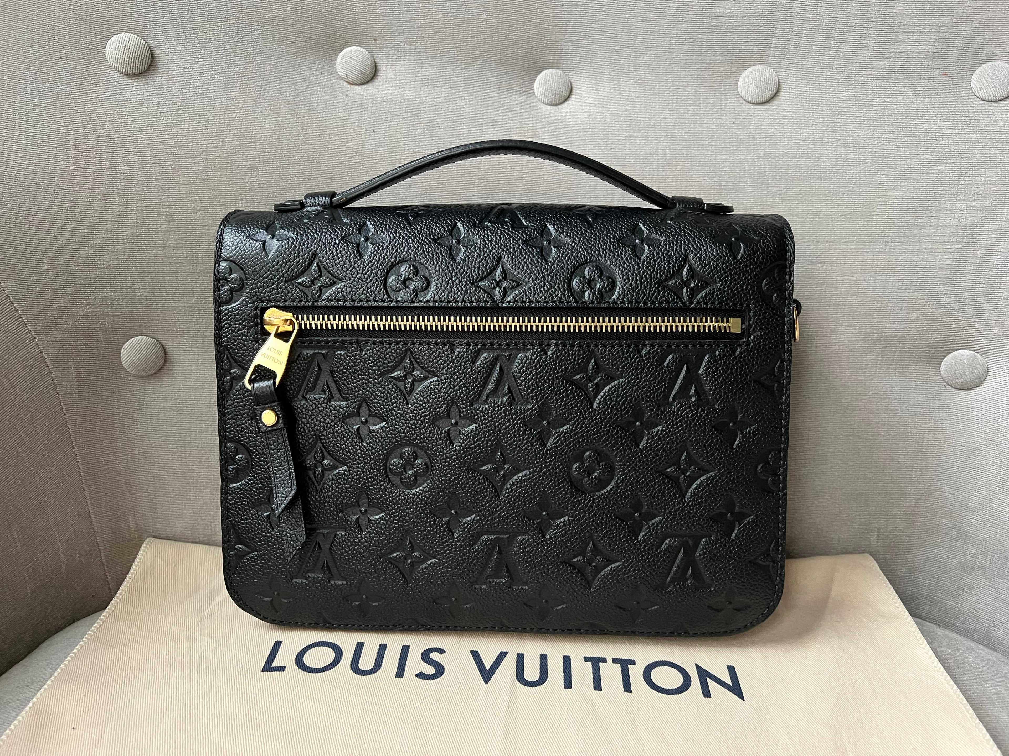 Louis Vuitton Pochette Metis Black Empreinte (RRP £2,110)