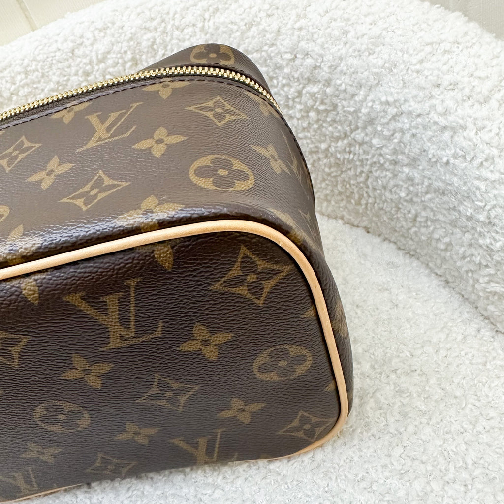 LV Nice Mini Toiletry Pouch in Monogram Canvas GHW