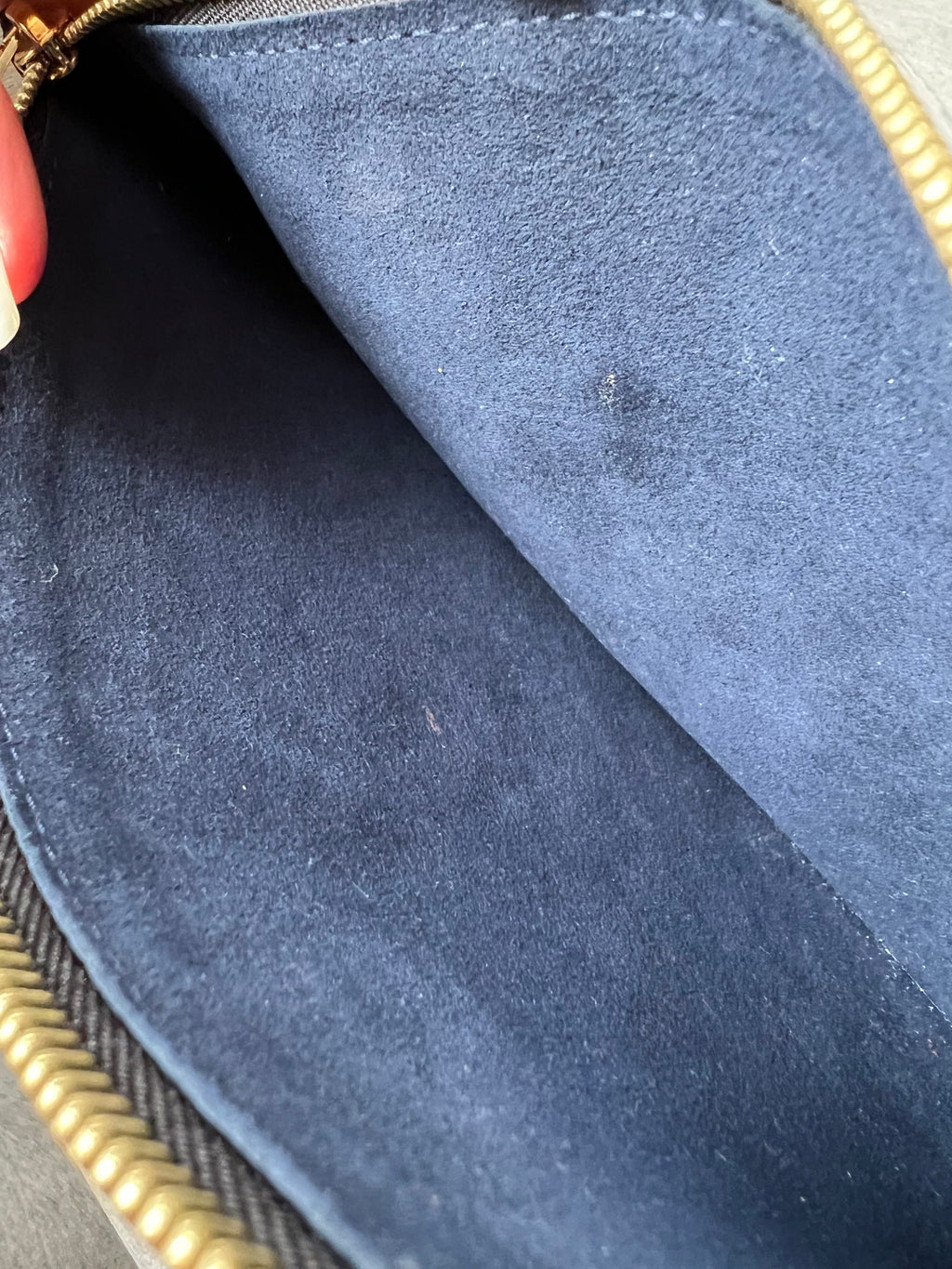 Louis Vuitton Pouch (from Neverfull) Black Empreinte