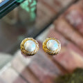 CHANEL Gold Braided Vintage Clip On Earrings