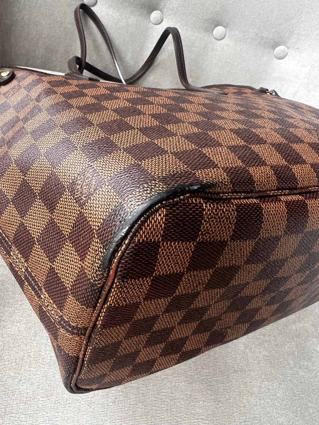 Louis Vuitton Neverfull MM Damier Ebene Cherry Interior (RRP £1,410)