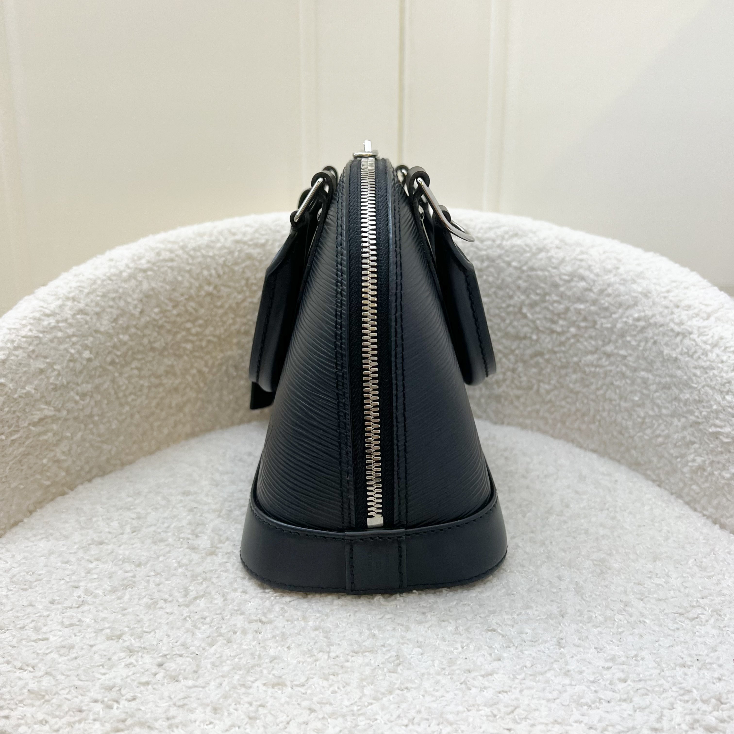LV Alma BB in Black Epi Leather and SHW