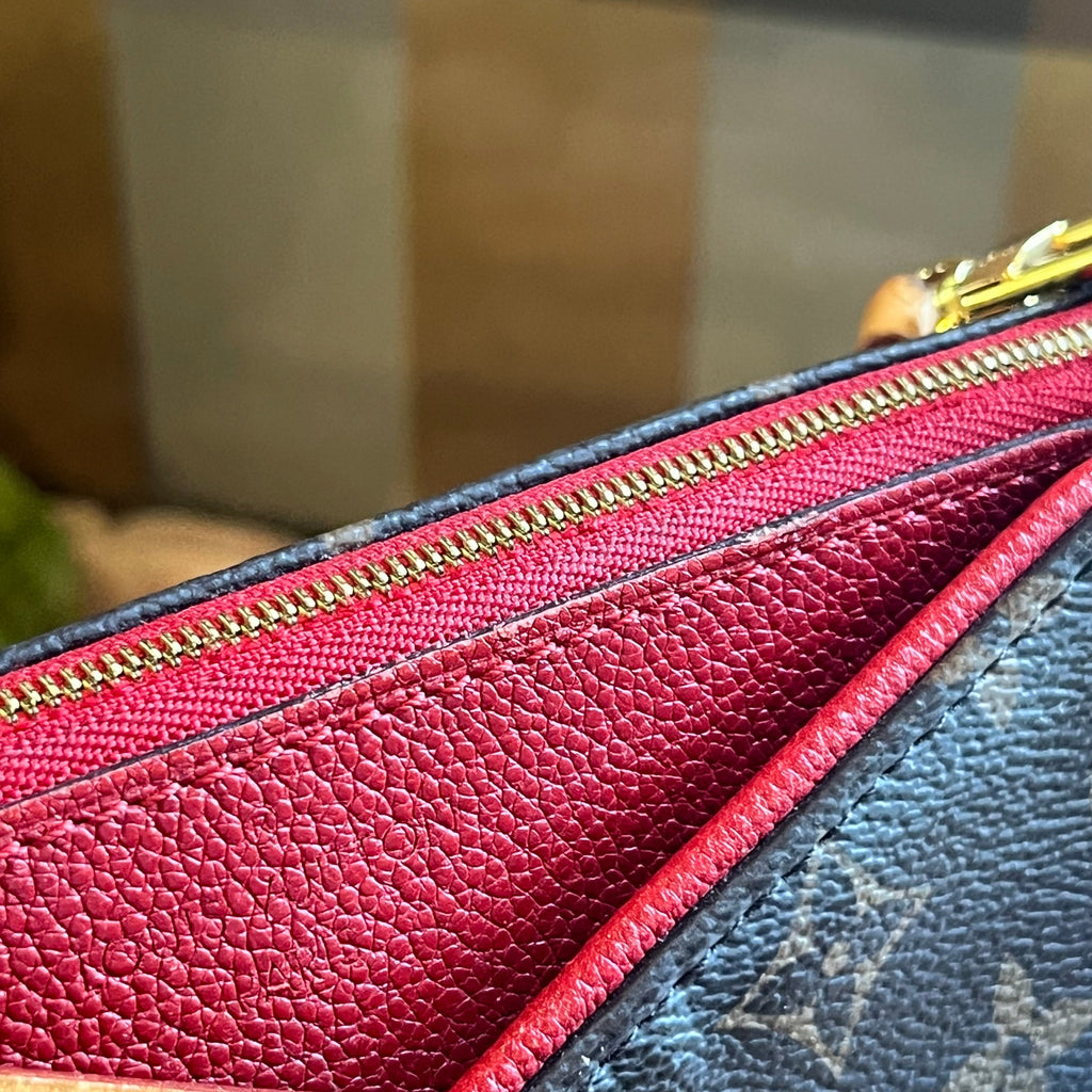 LOUIS VUITTON Pallas Clutch Monogram Canvas Crossbody