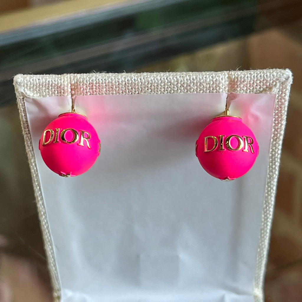 DIOR Tribales Pink Star Earrings