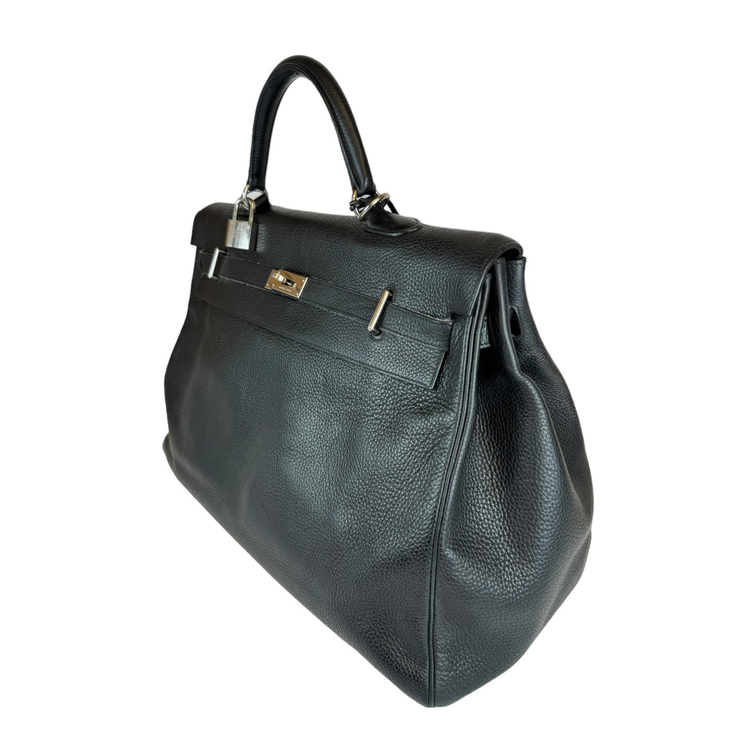 HermÃƒÆ’Ã‚Â¨s Kelly 50 Black Togo