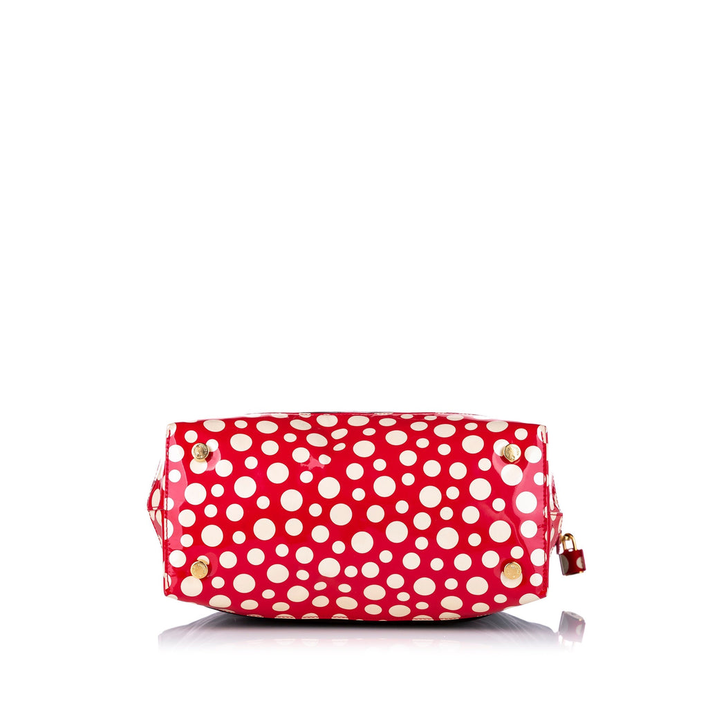Louis Vuitton x Yayoi Kusama Lockit MM Black Canvas