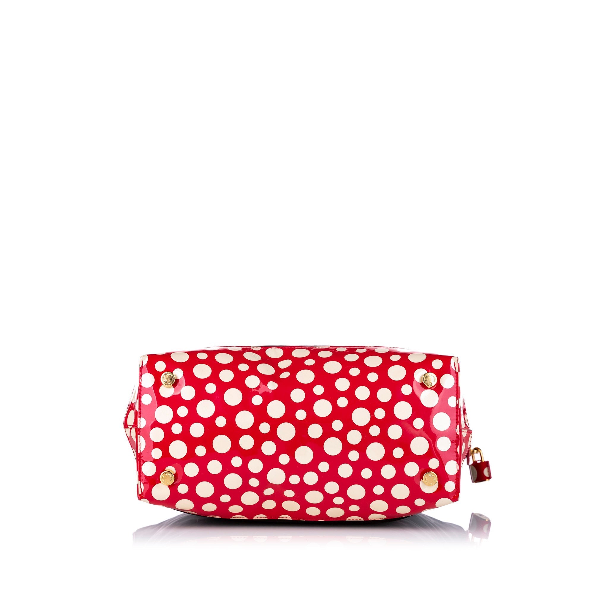 Louis Vuitton x Yayoi Kusama Lockit MM Black Canvas